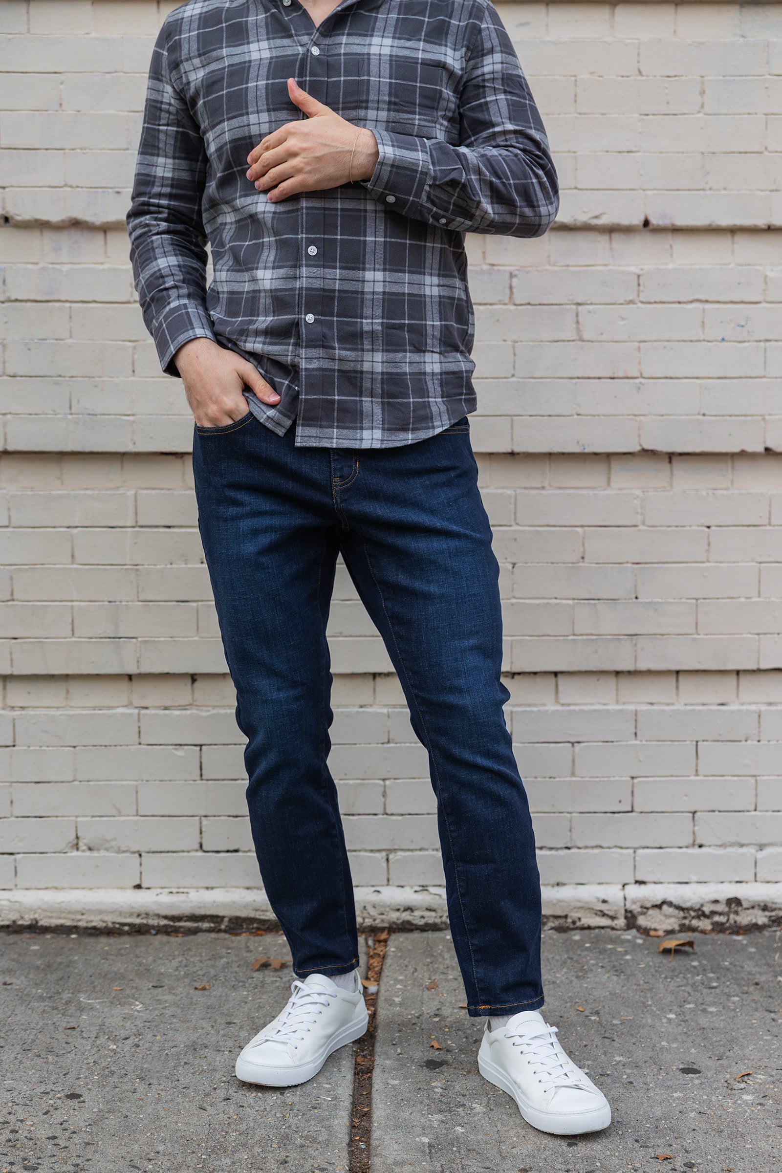 Core Extra Stretch Jeans Dark Wash