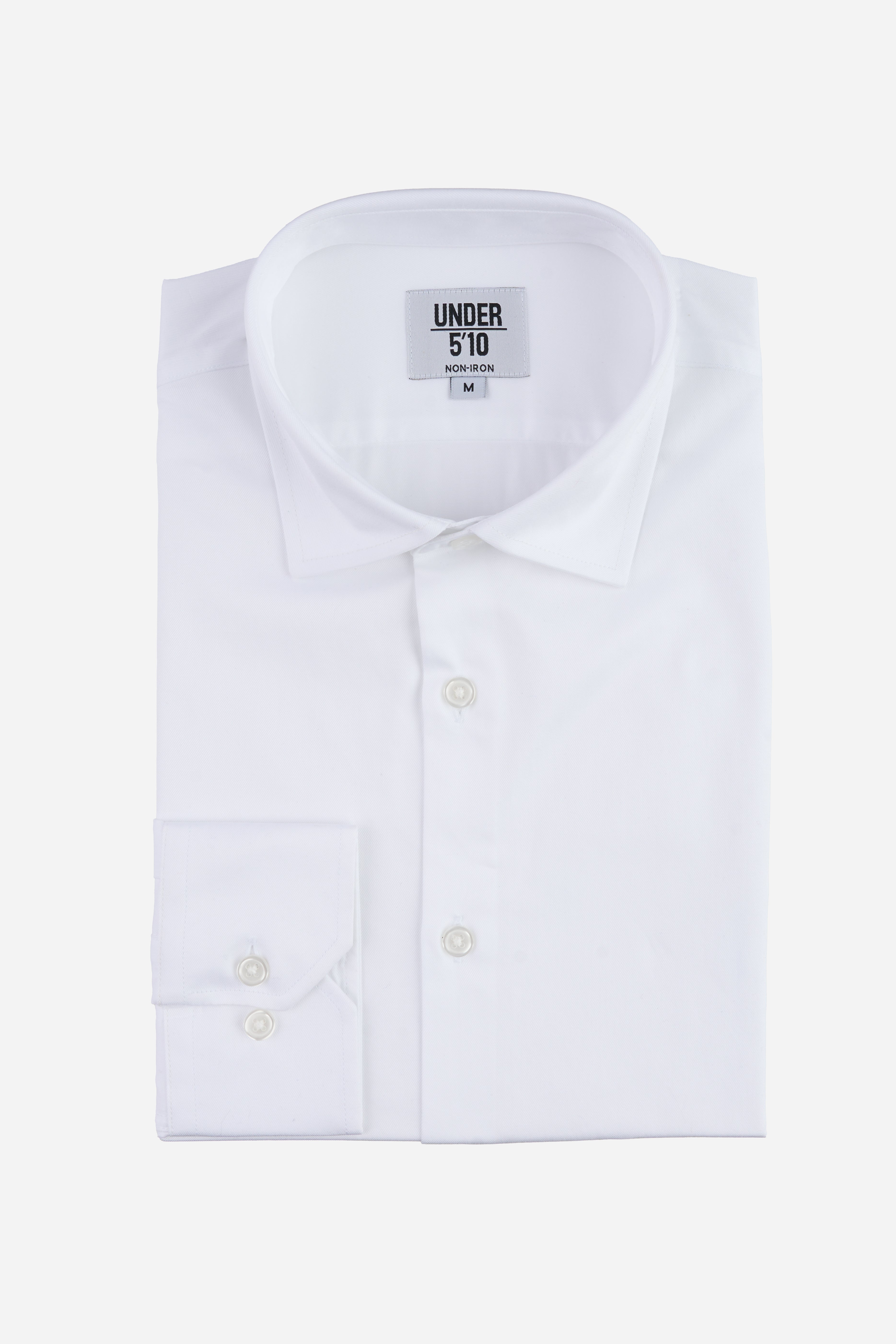 Non-Iron Twill Dress Shirt White