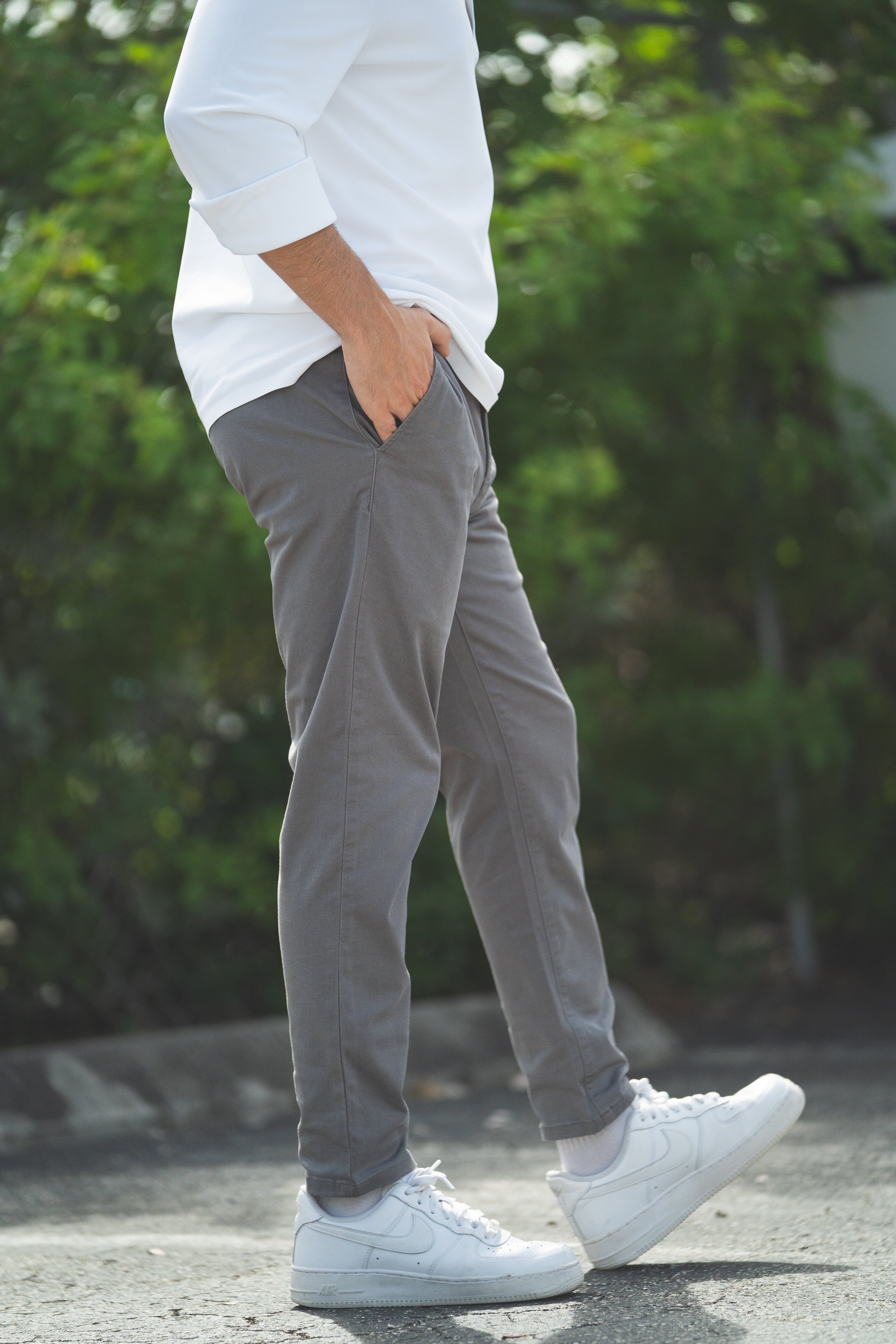 Extra Stretch Chino Gray
