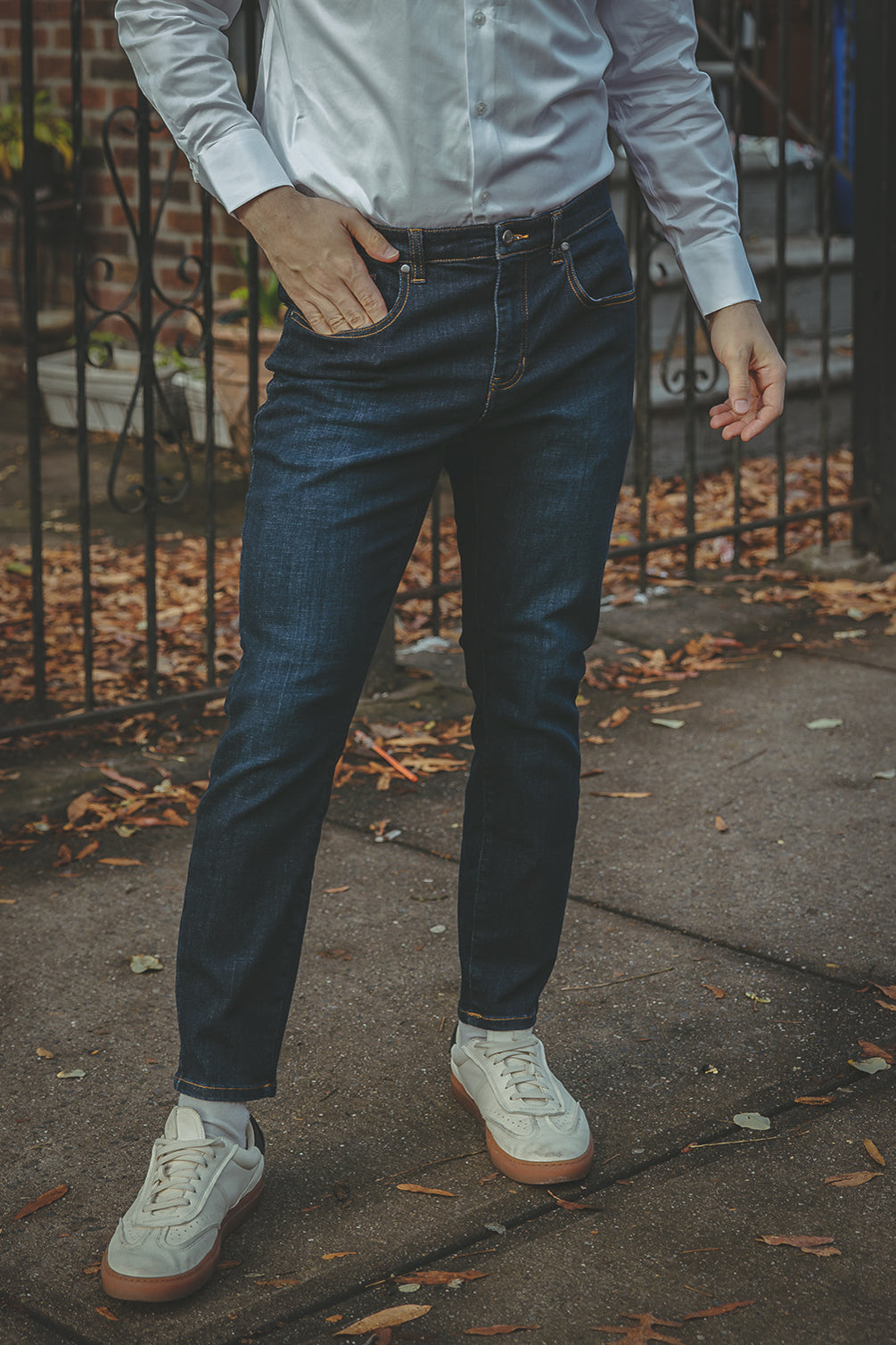 Core Extra Stretch Jeans Dark Wash