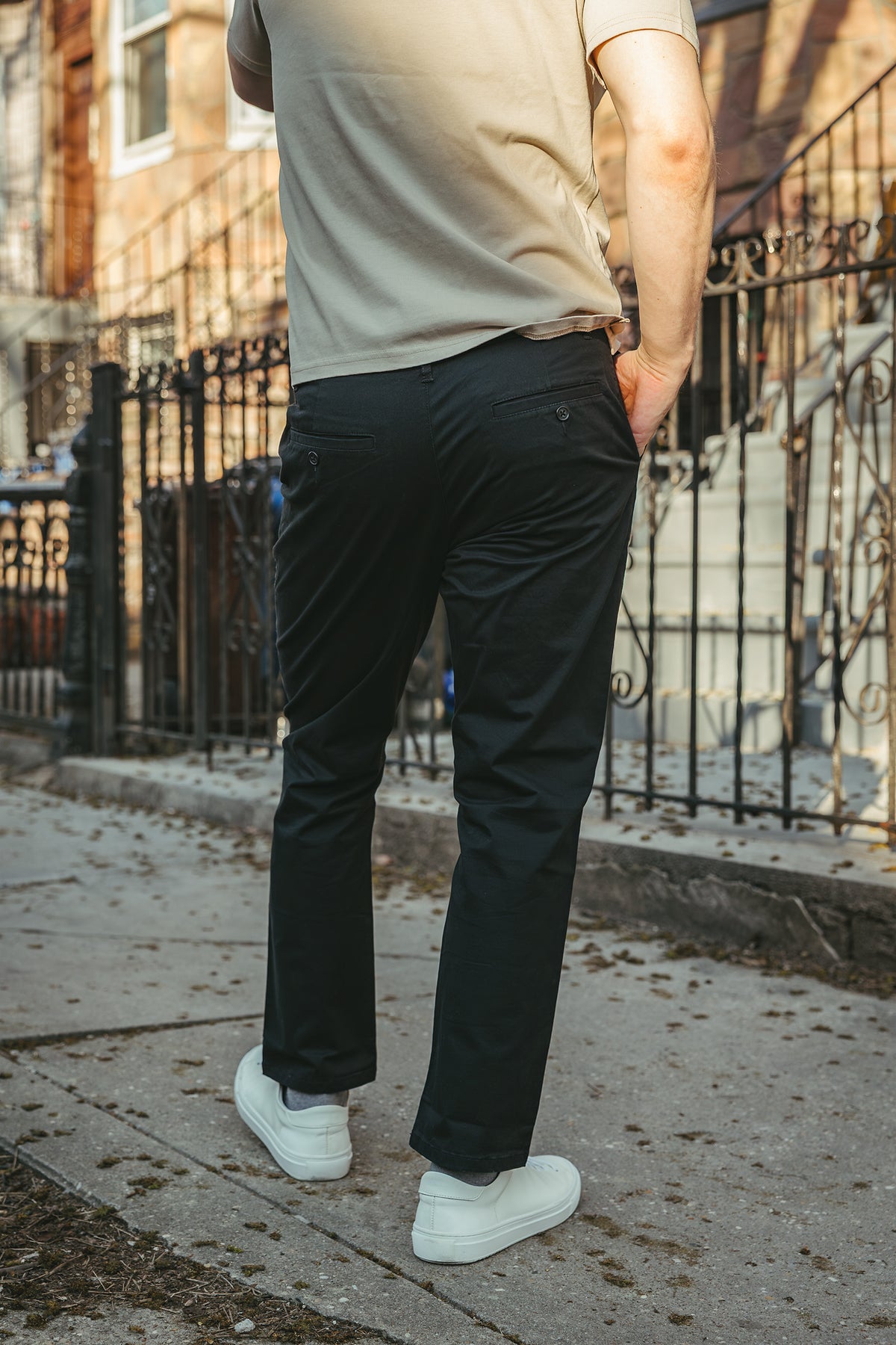 Straight Fit Core Stretch Chino Black