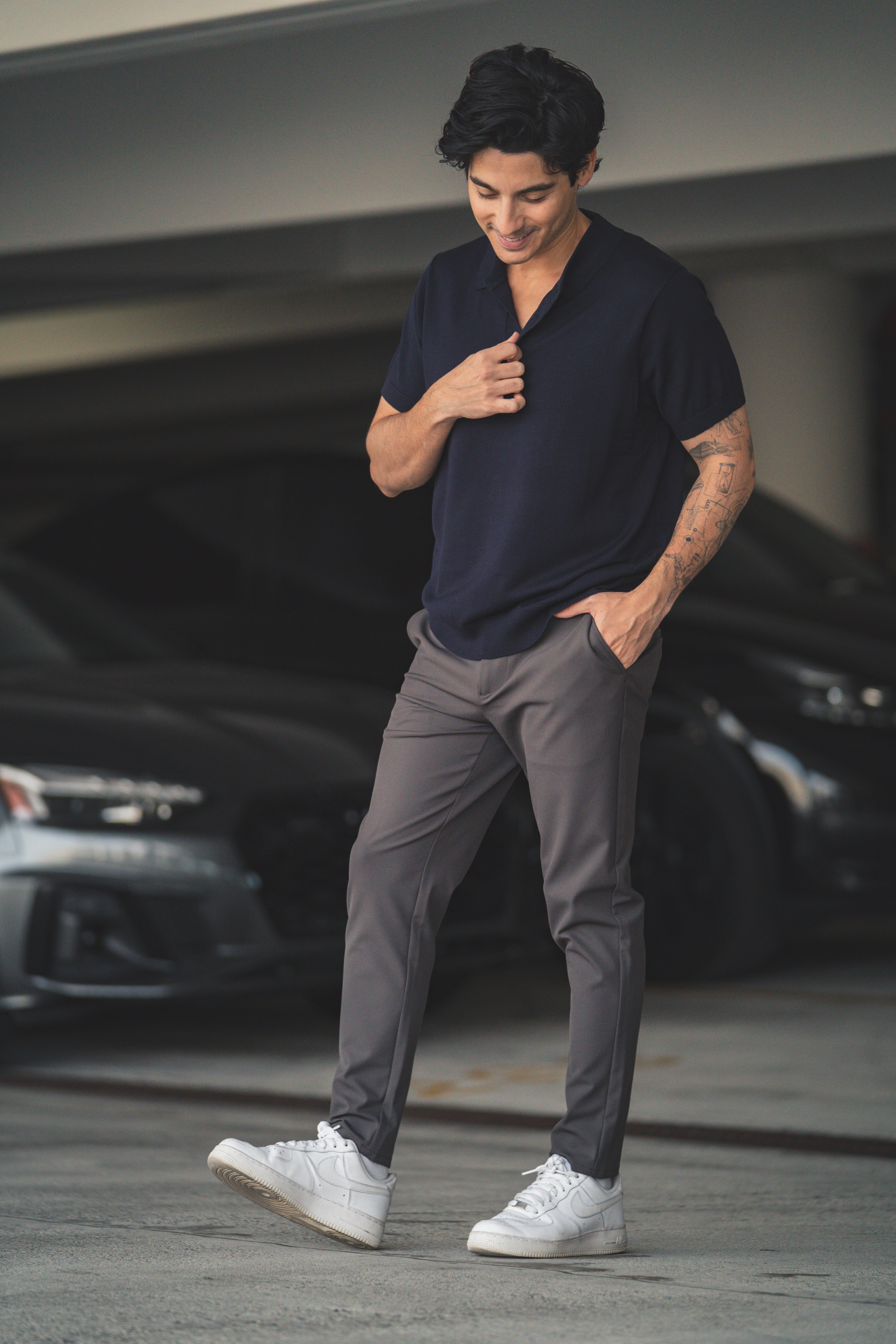 Super Stretch Performance Pants Charcoal