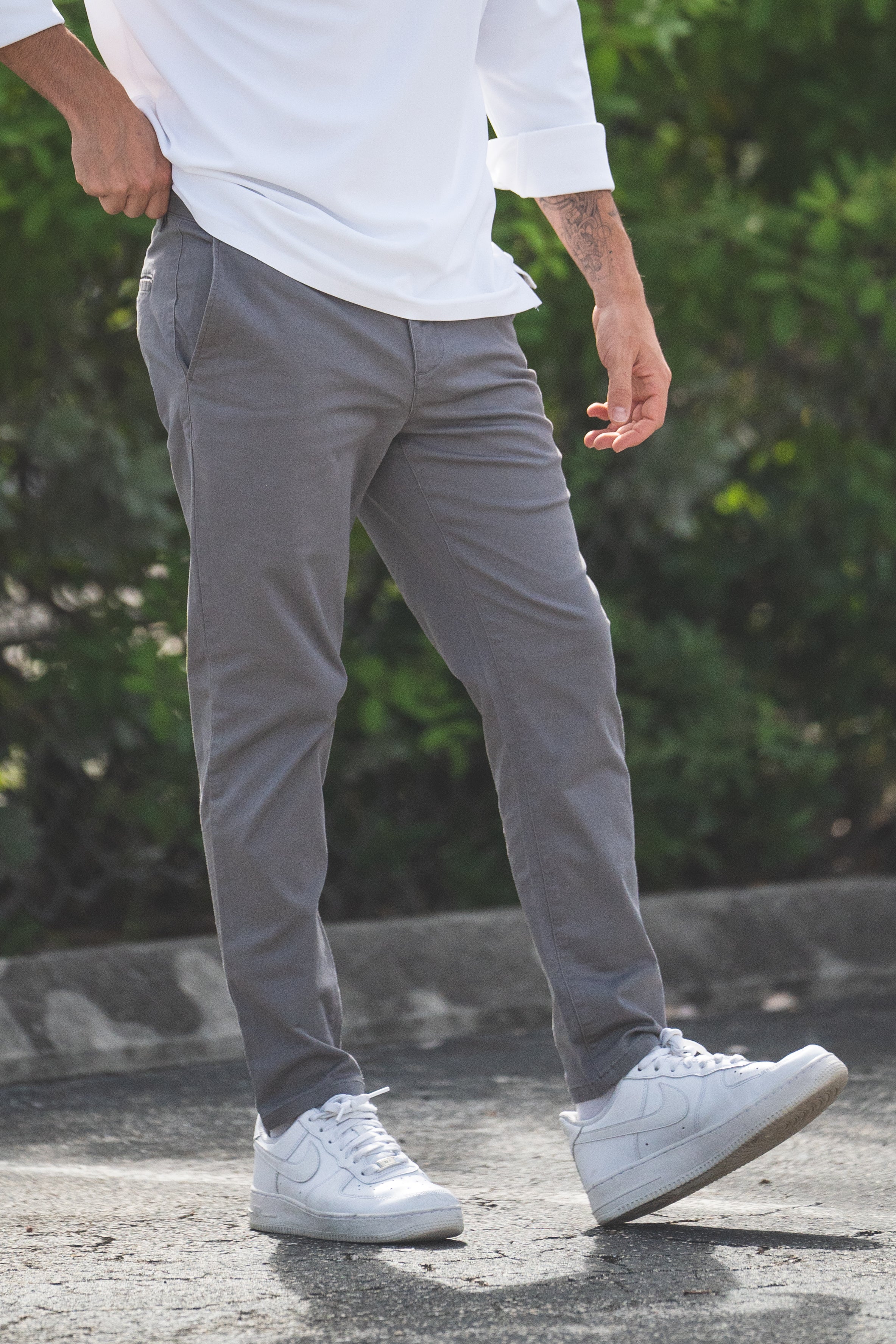 Extra Stretch Chino Gray