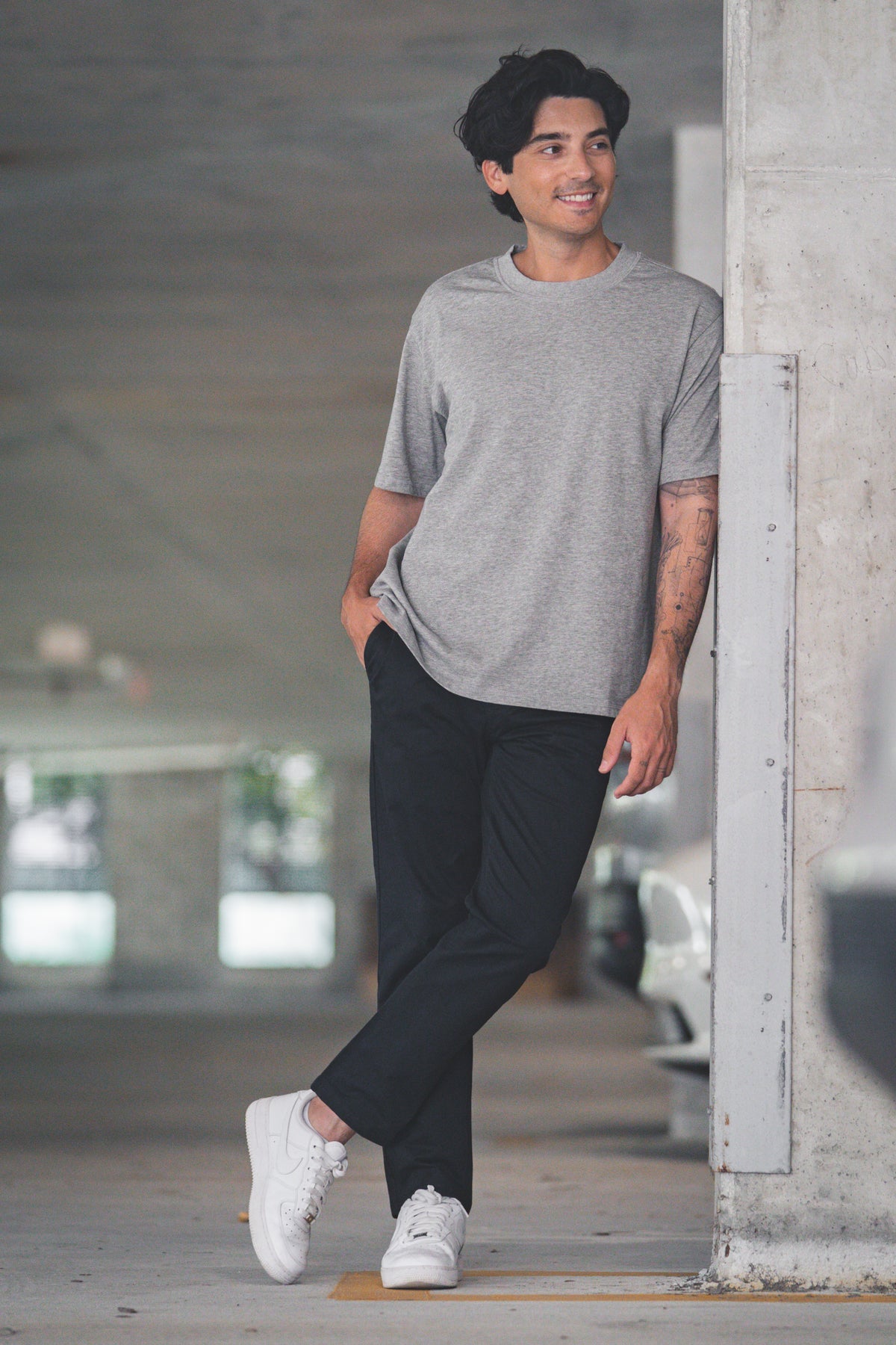 Straight Fit Core Stretch Chino Black