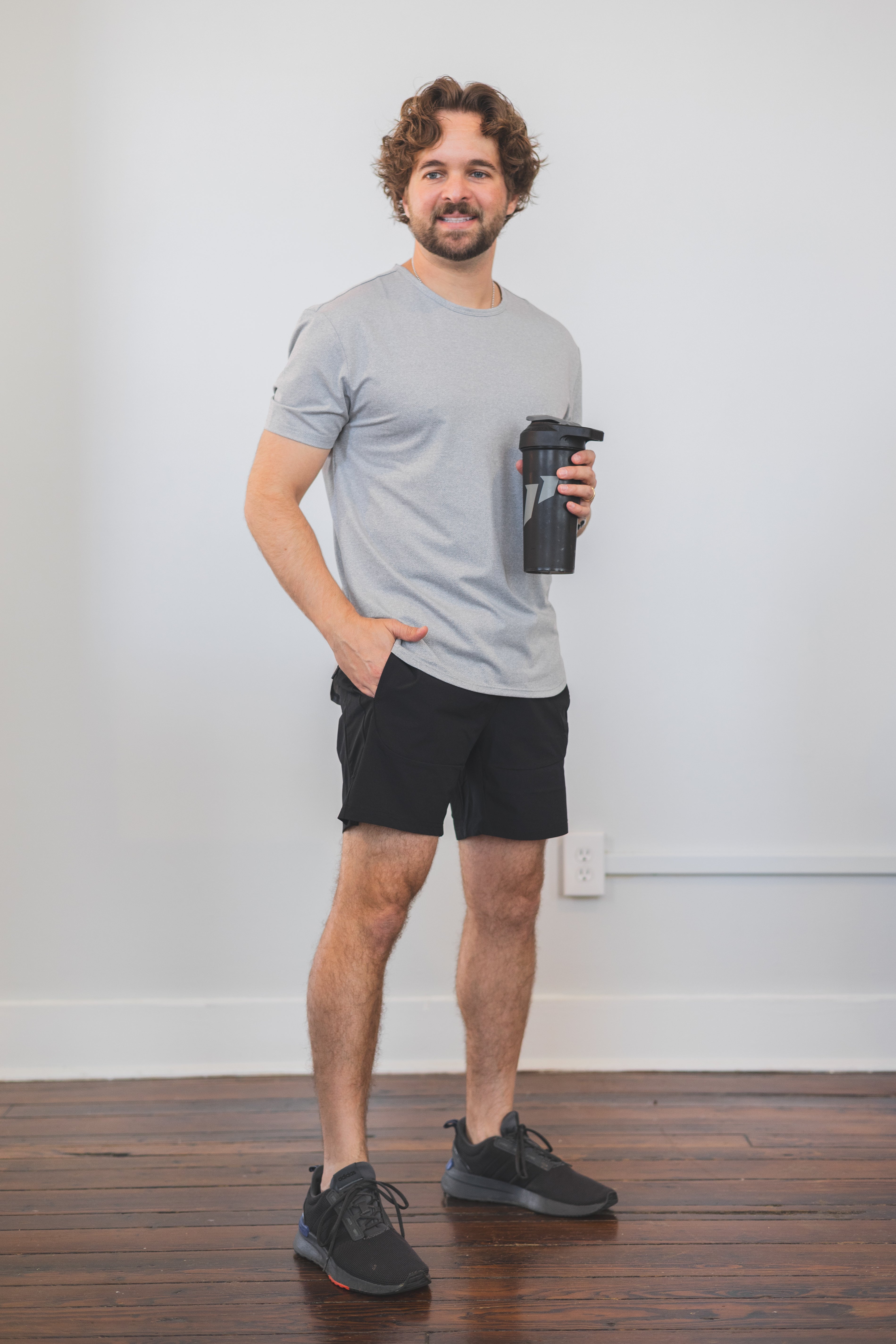 Running T-Shirt Light Gray