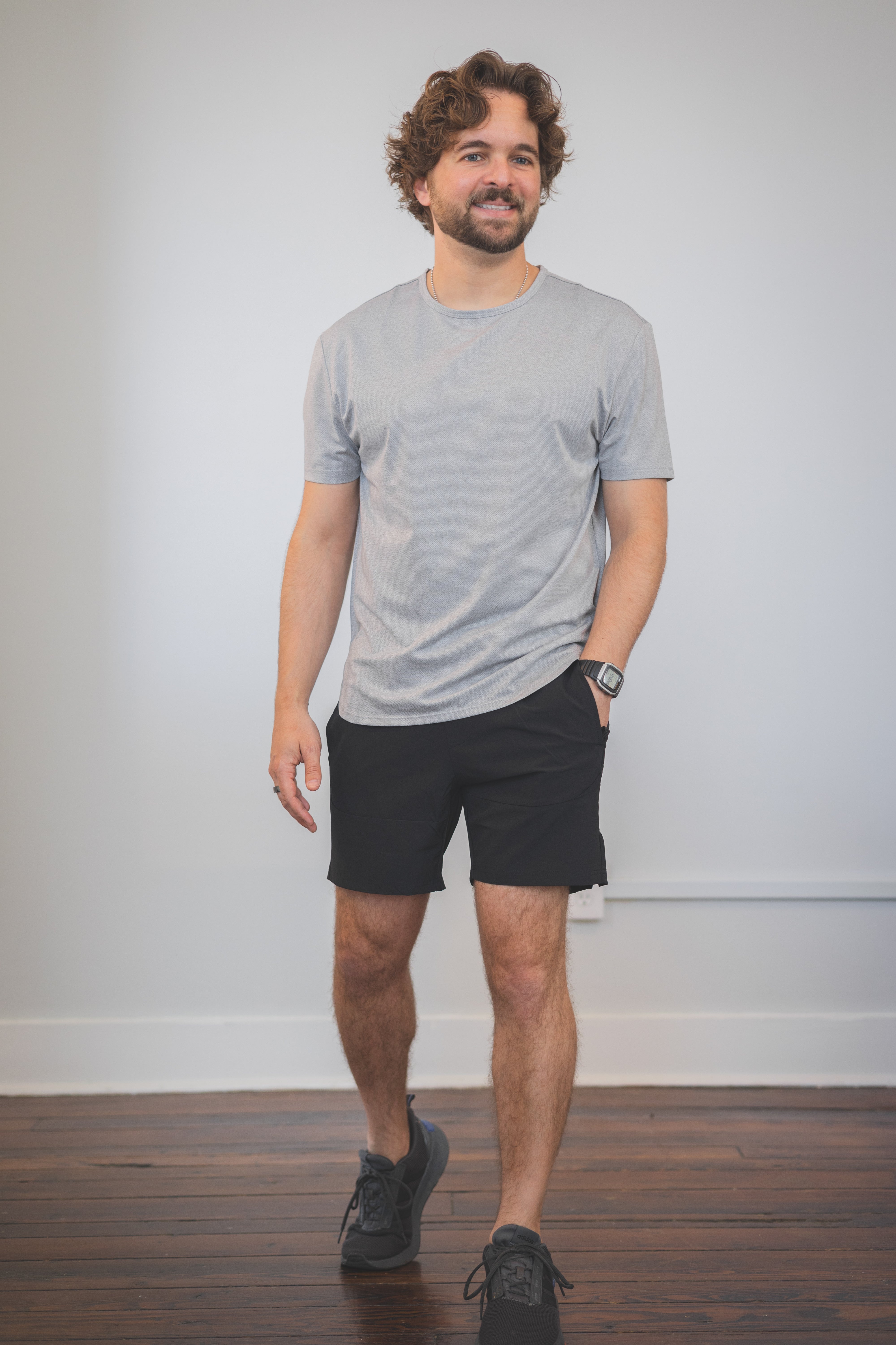 Running T-Shirt Light Gray