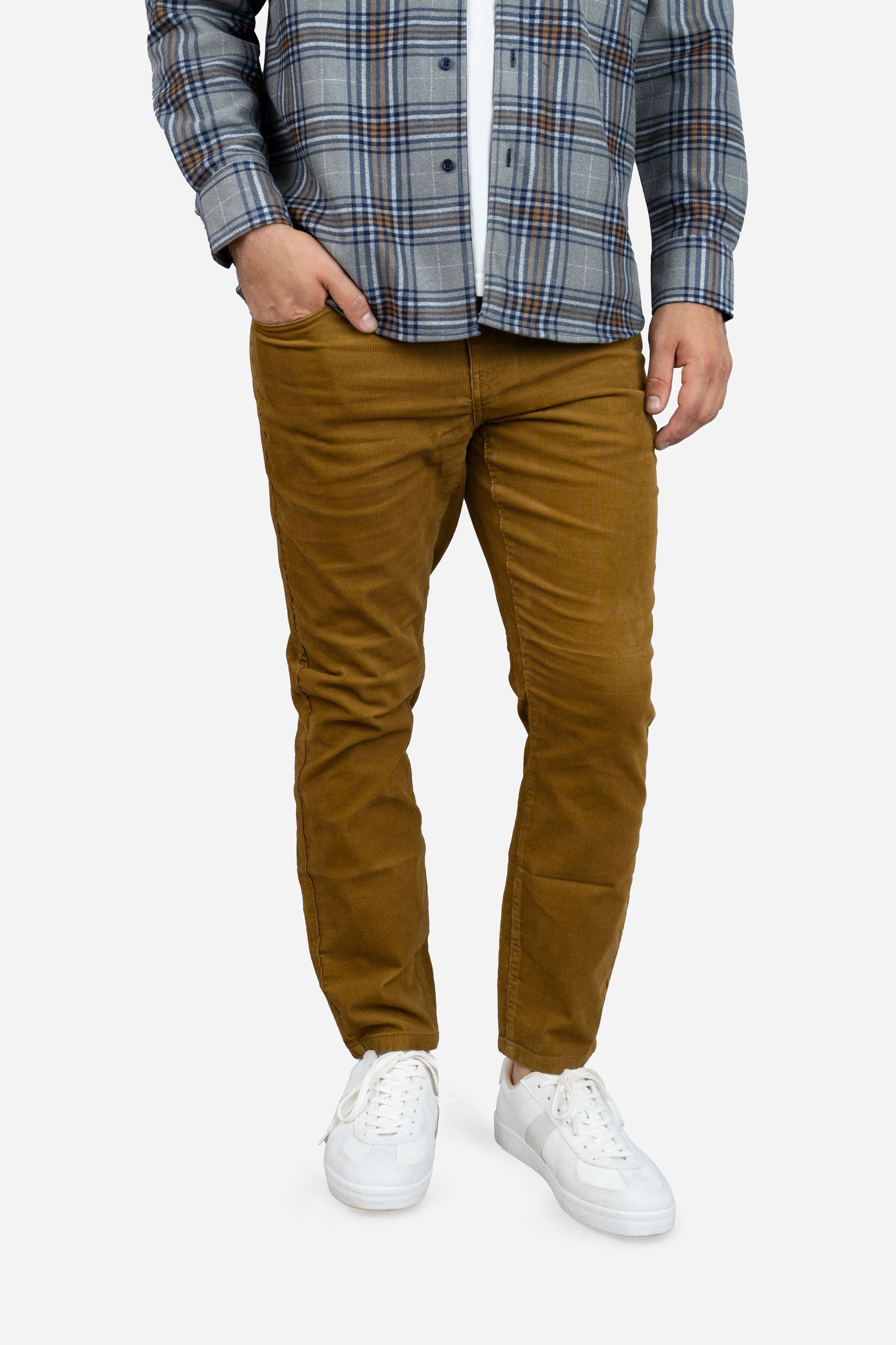Stretch Cord 5 Pocket Pants Whiskey