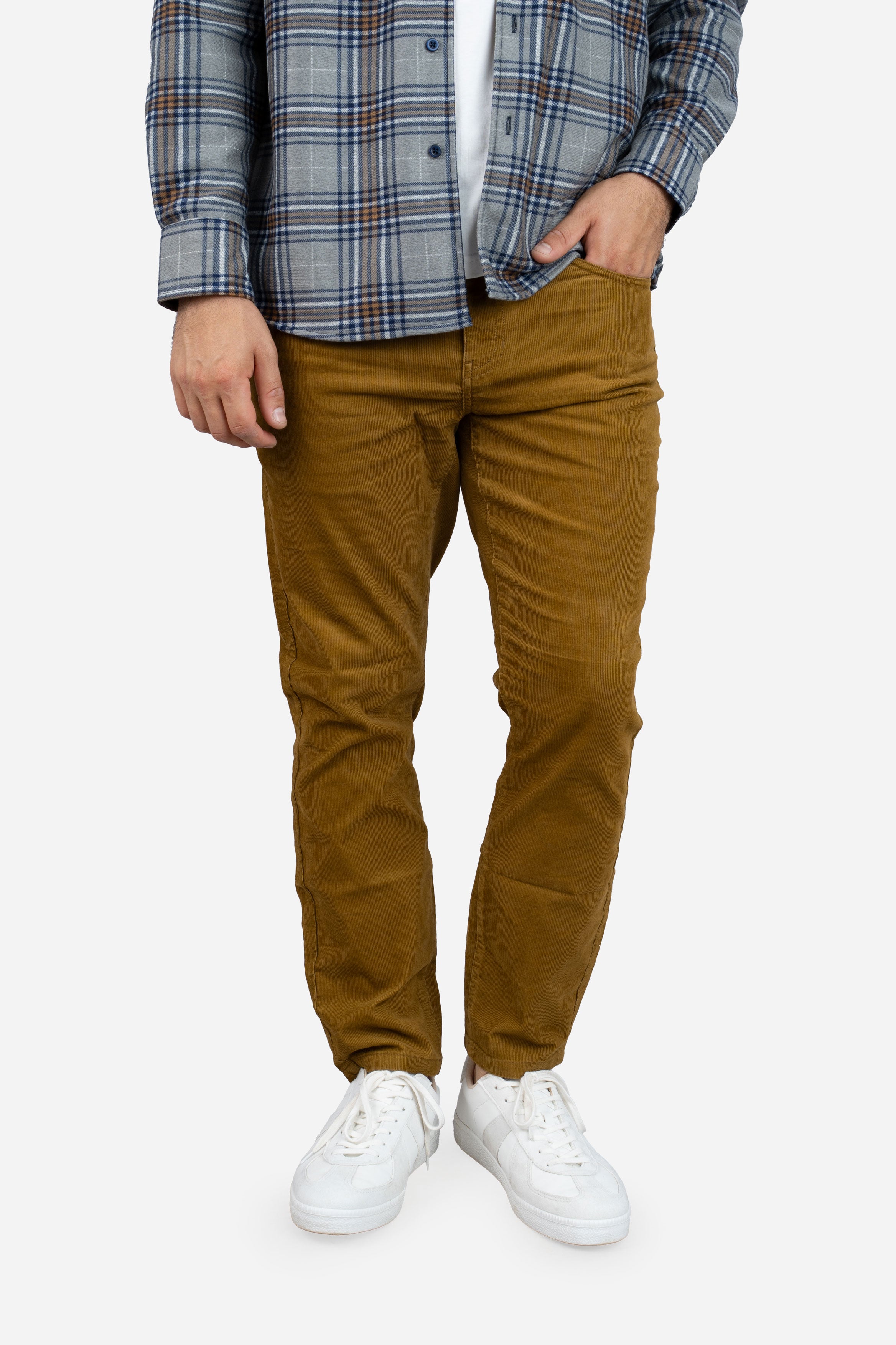Stretch Cord 5 Pocket Pants Whiskey