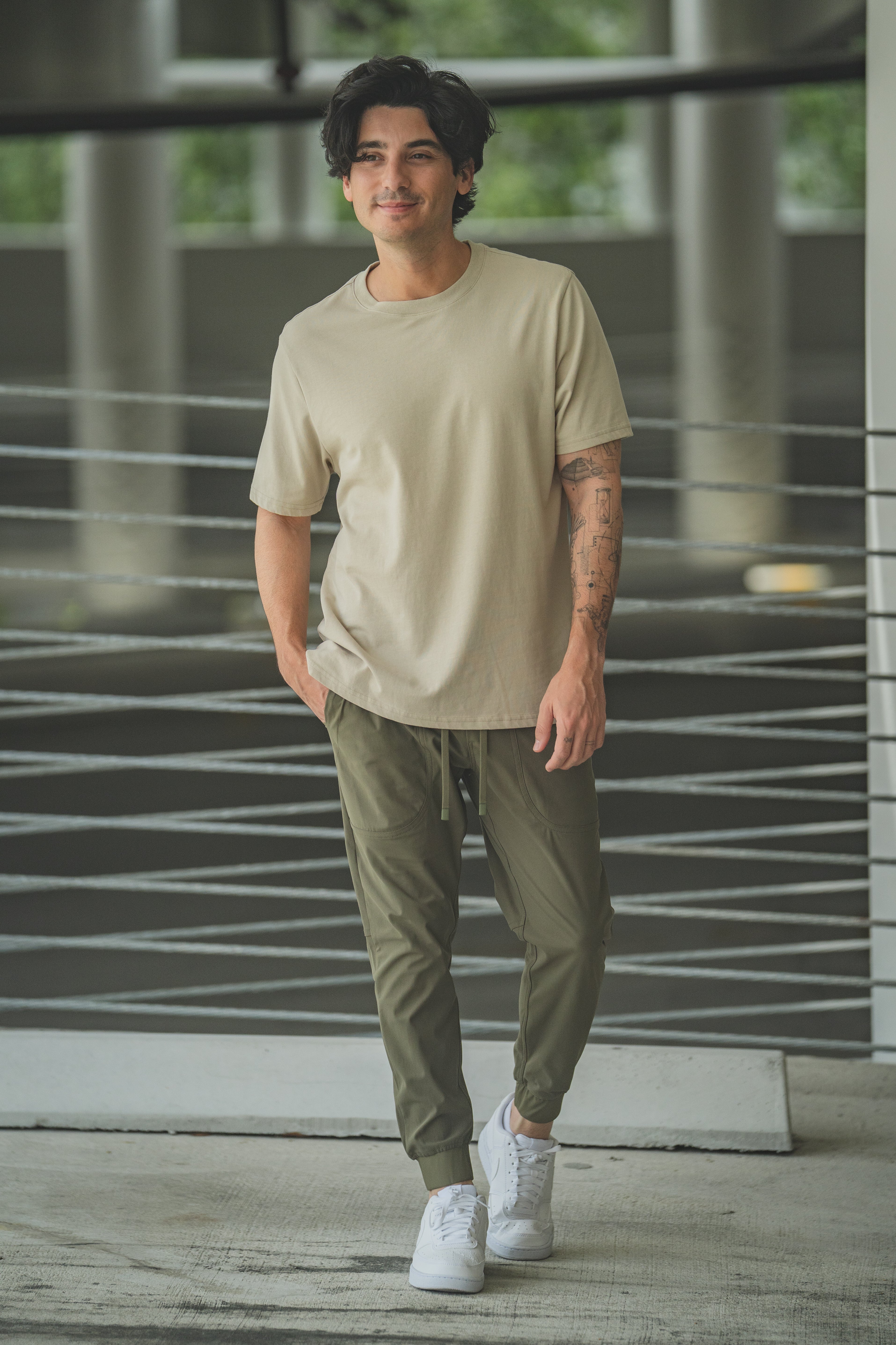 Pace Performance Jogger Olive