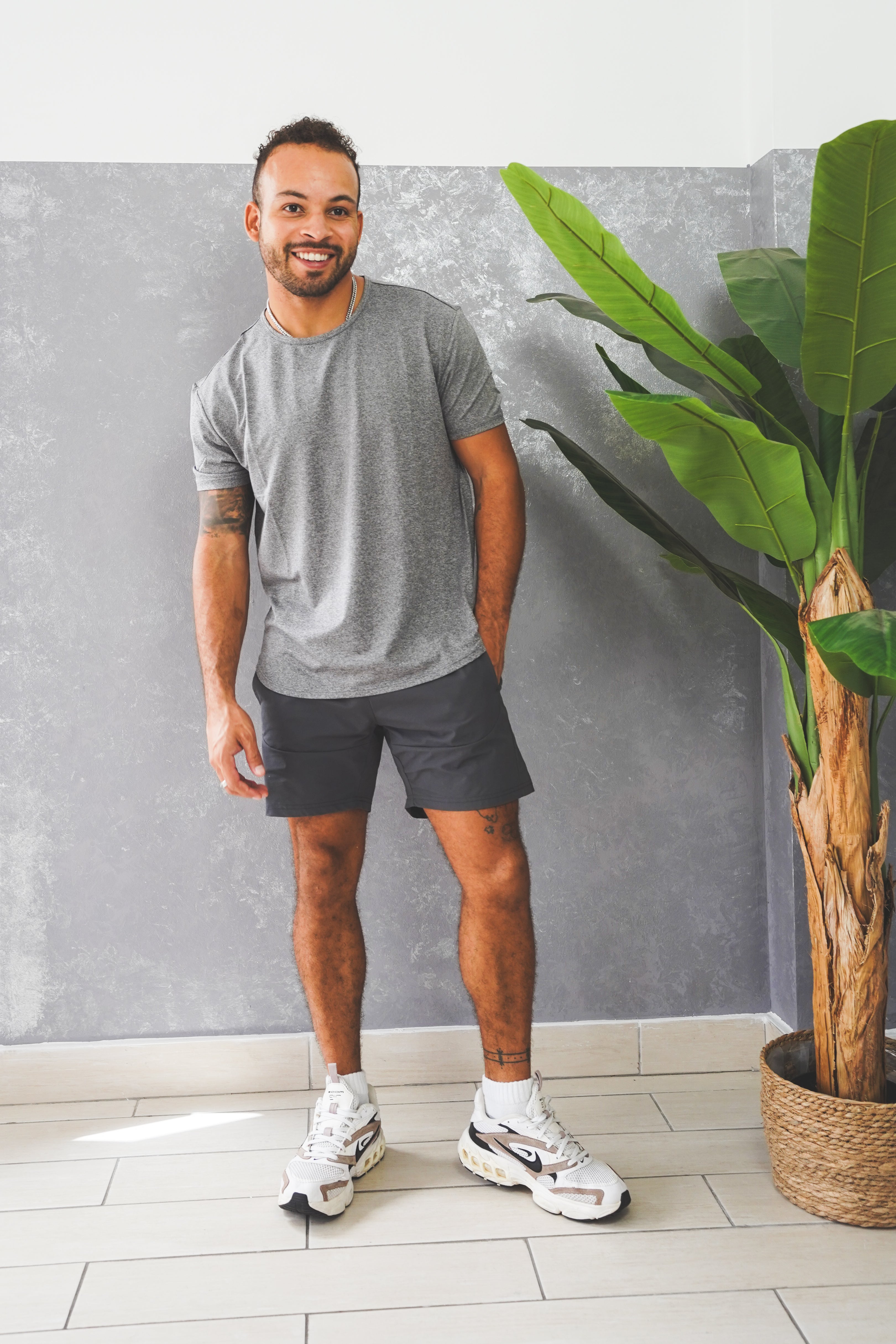 Running T-Shirt Charcoal