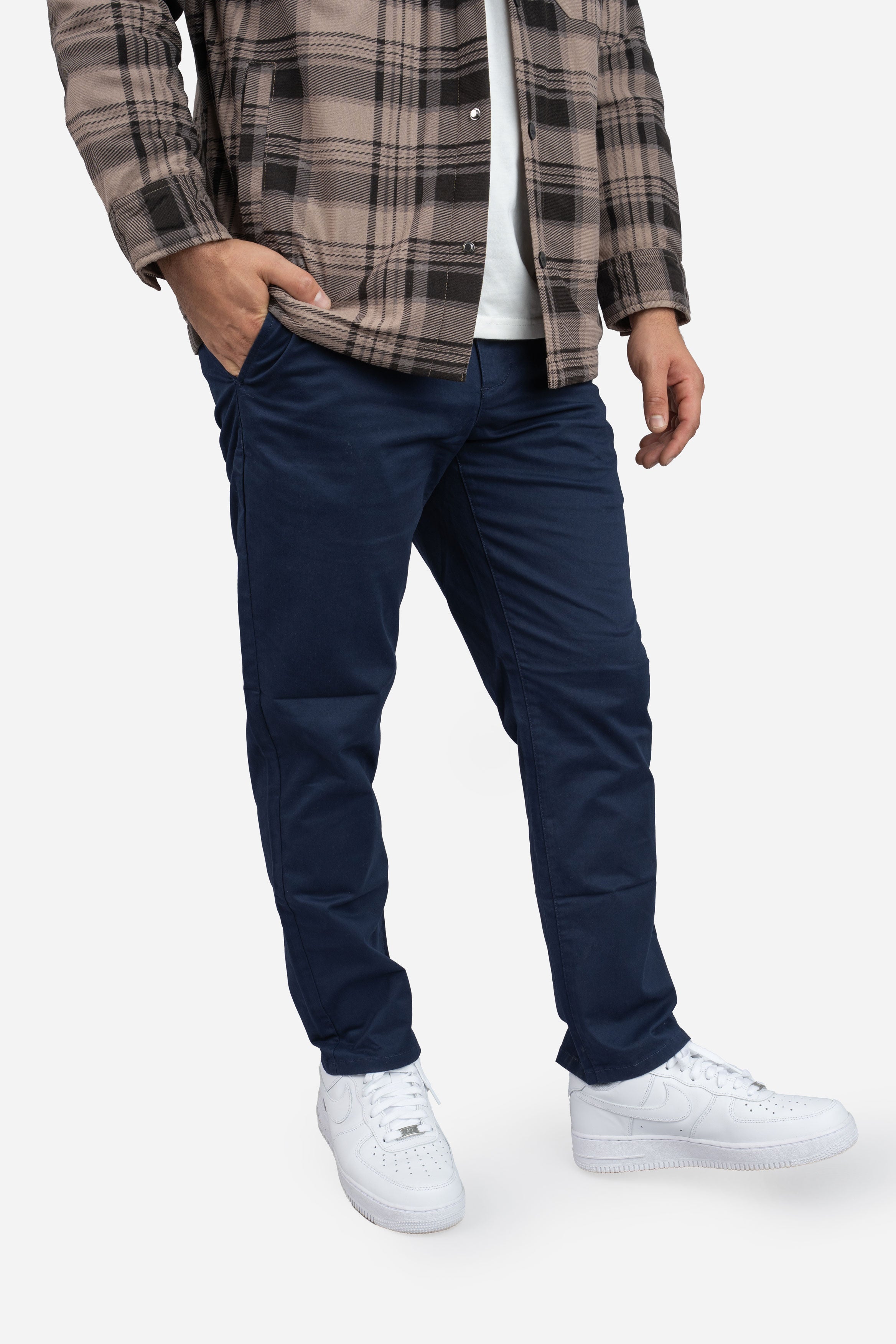 Straight Fit Core Stretch Chino Navy