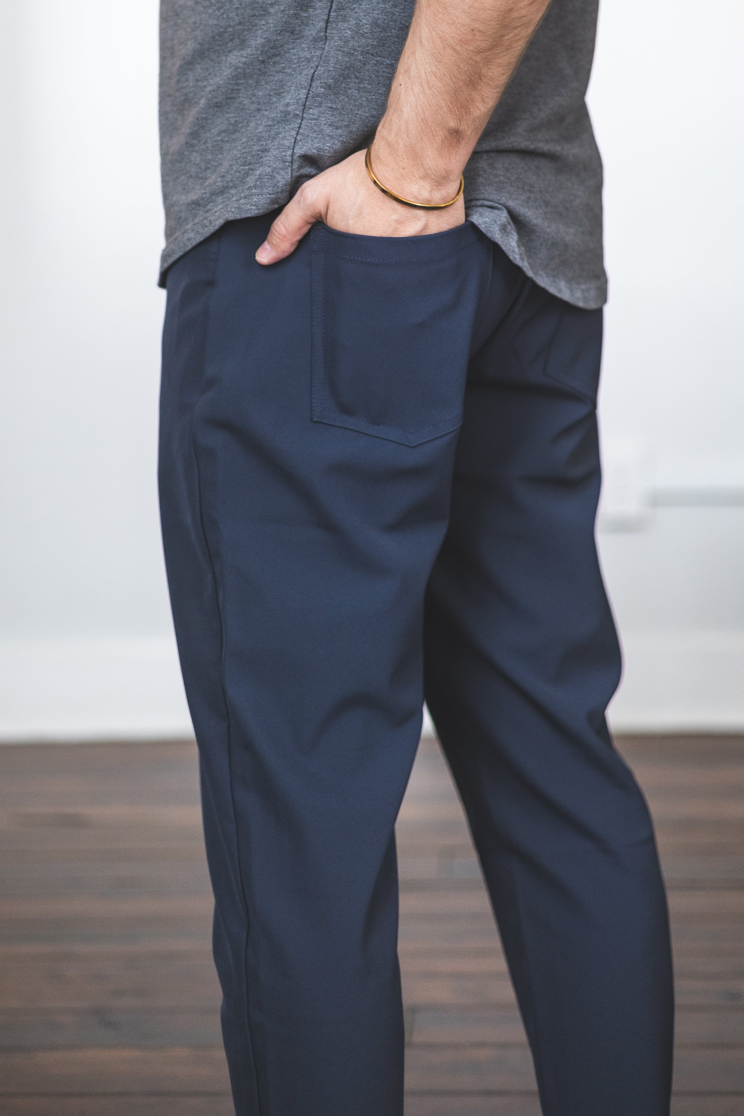 Super Stretch Performance Pants 5 Pocket Navy