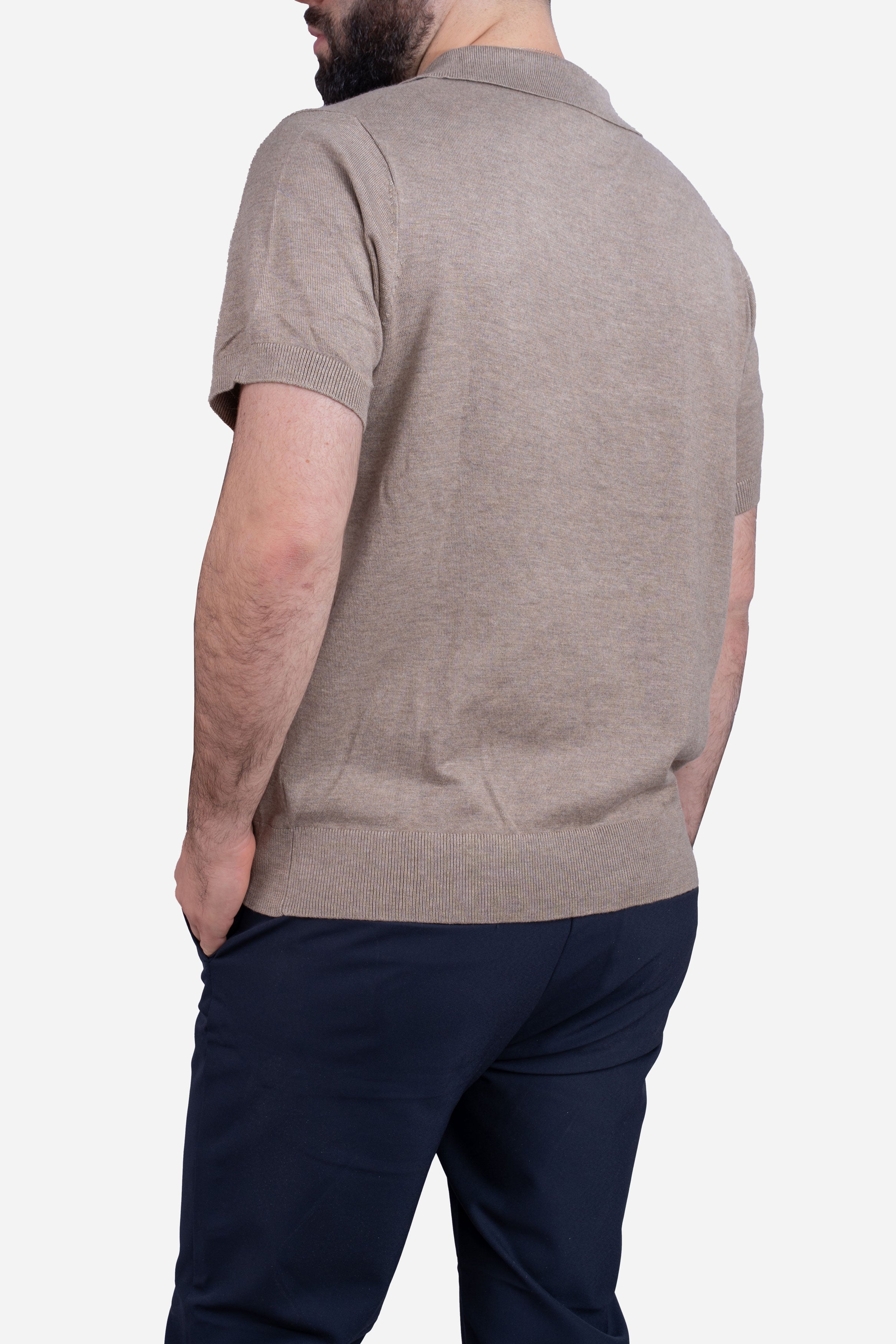 Sweater Polo Oatmeal