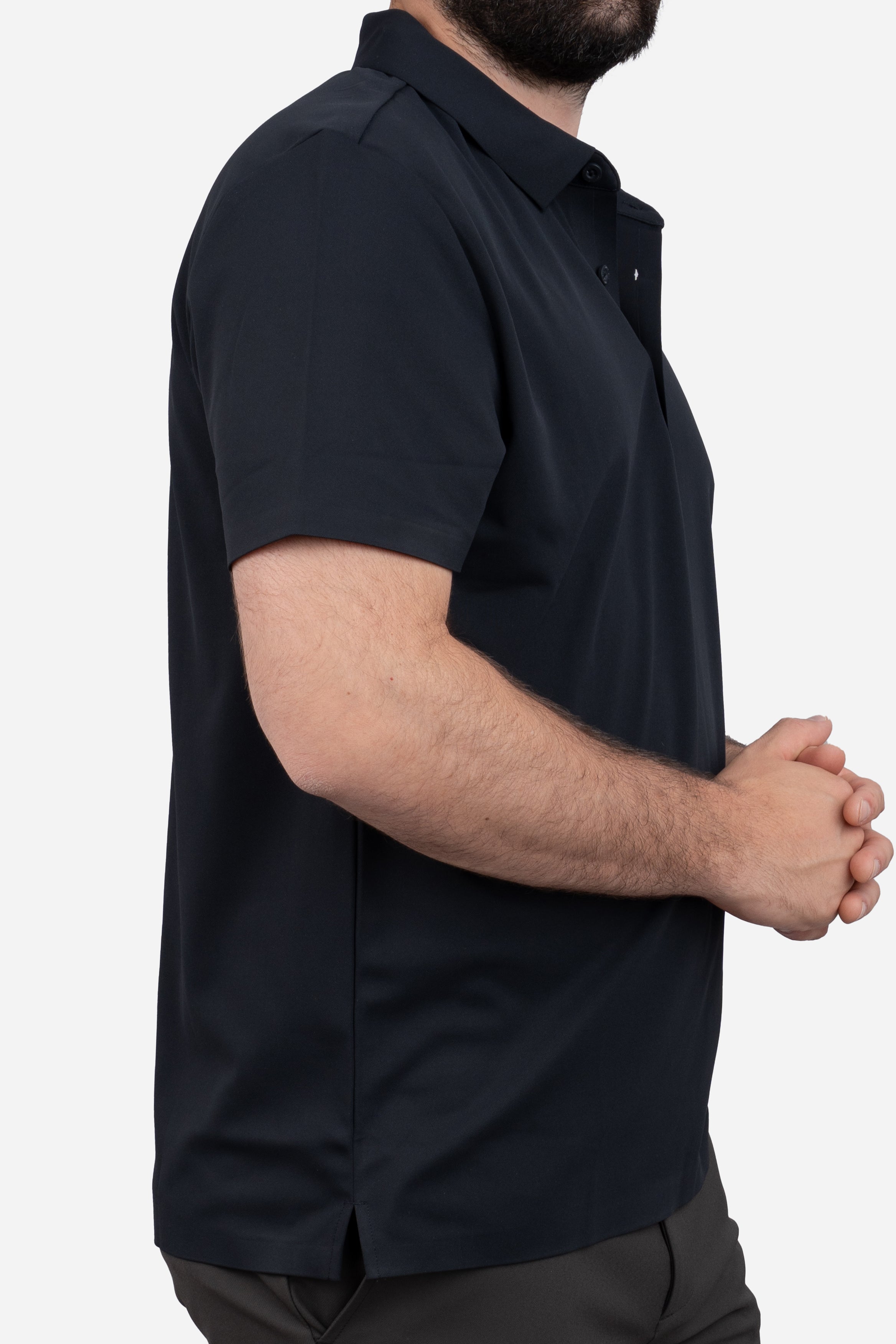 Tech Polo Black