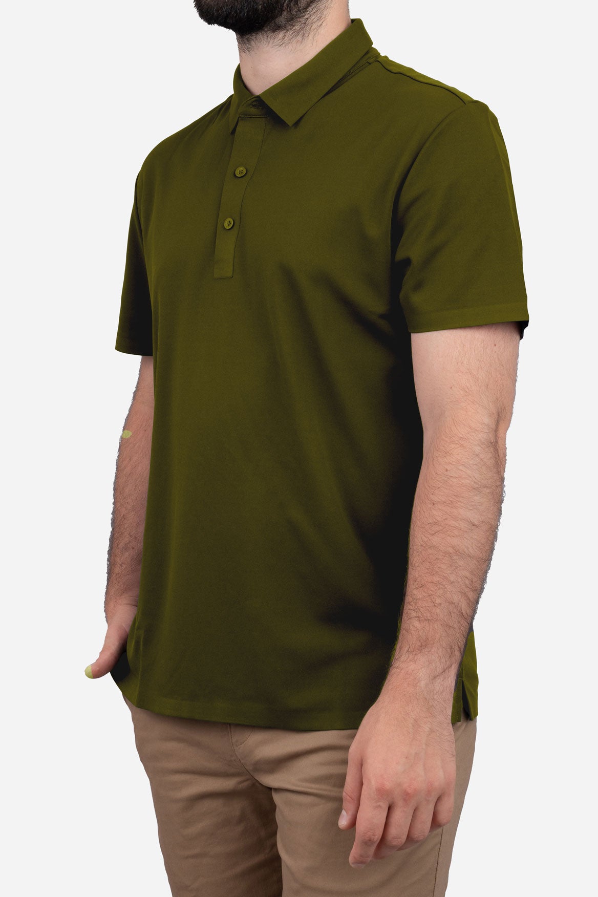 Tech Polo Olive