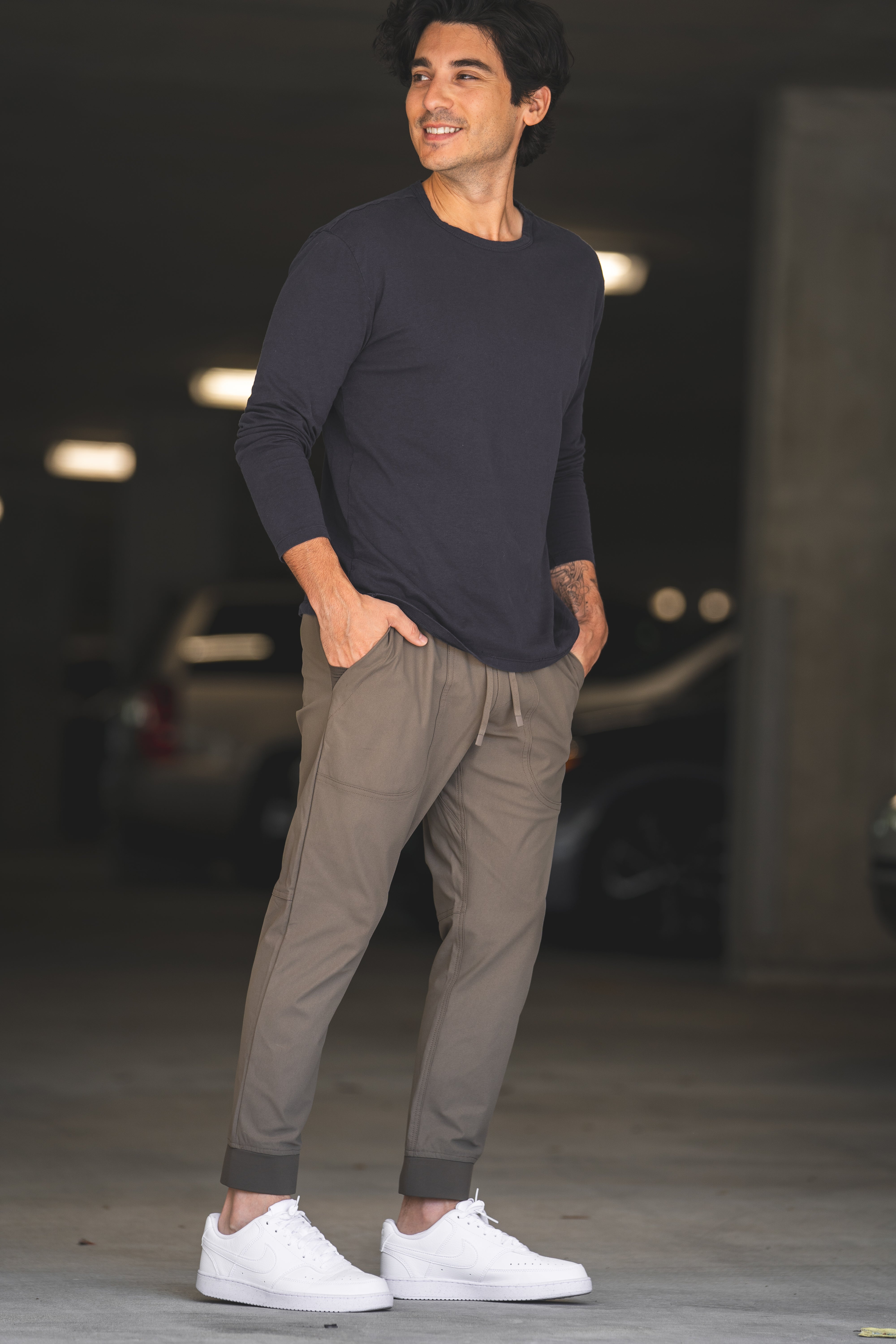 Pace Performance Jogger Taupe