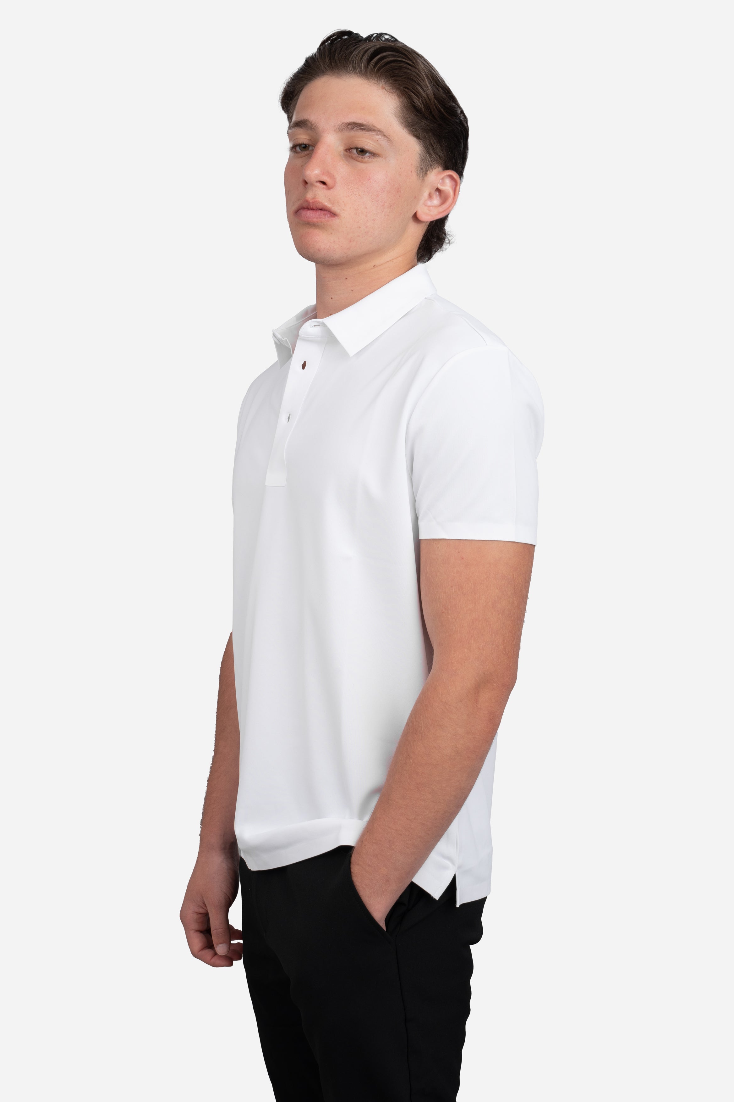 Tech Polo White