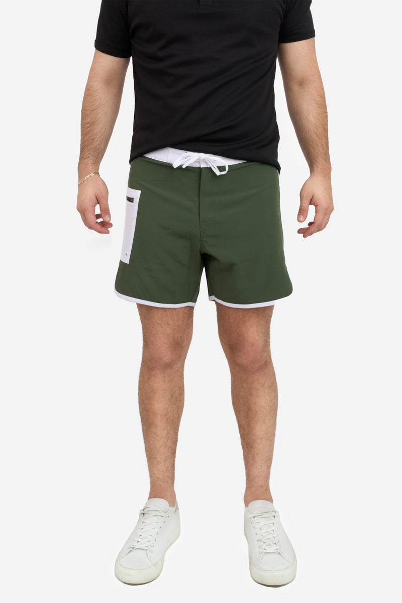 Board Shorts Army Green