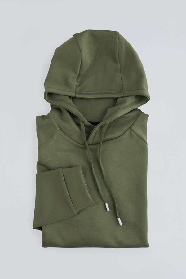 Flex Hoodie Army Green