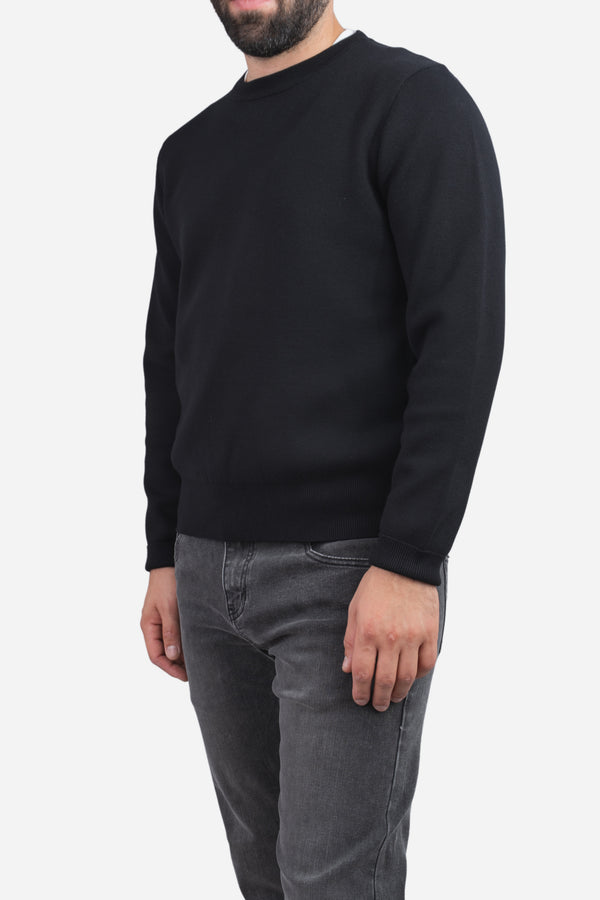 Hudson Crewneck Sweater Black
