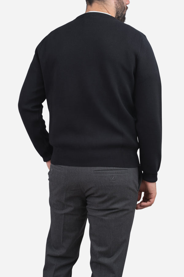 Hudson Crewneck Sweater Black