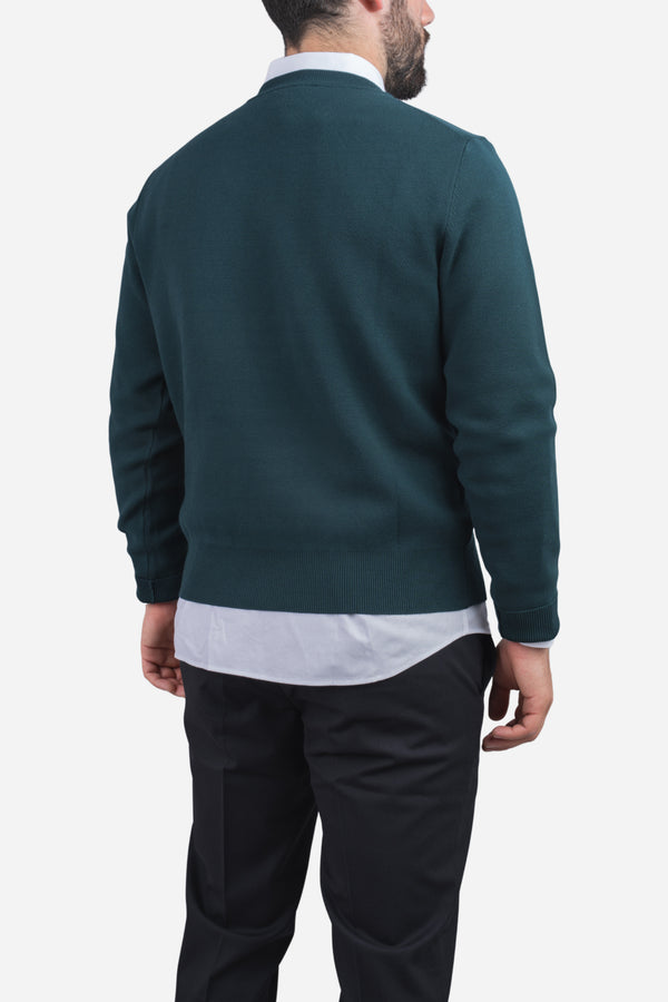 Hudson Crewneck Sweater Emerald