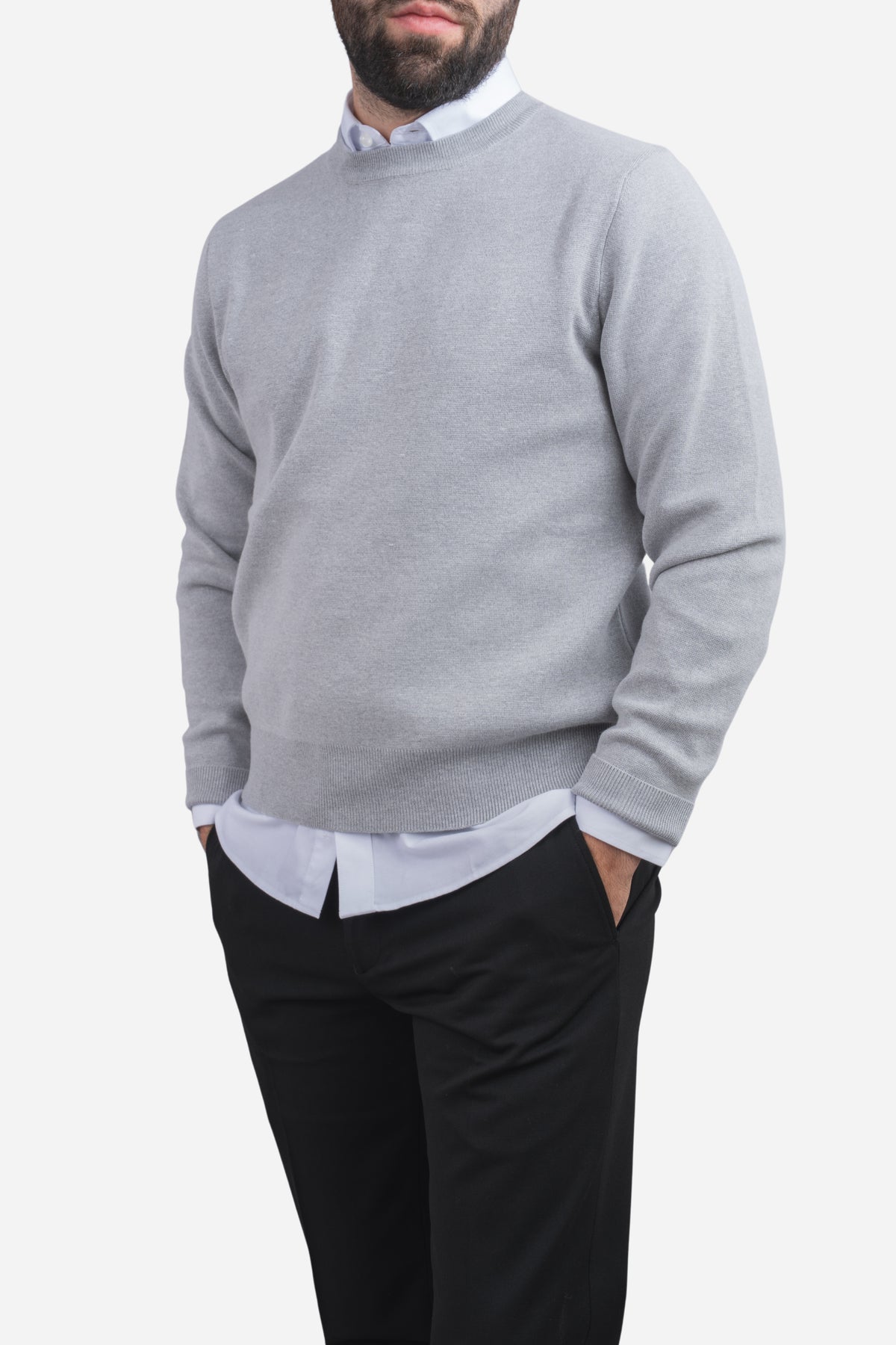 Hudson Crewneck Sweater Champion Gray