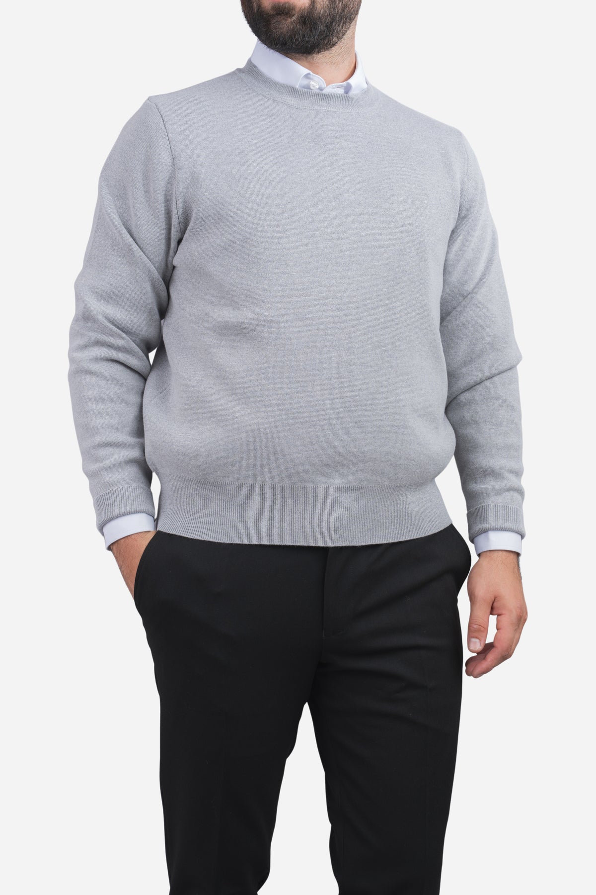 Hudson Crewneck Sweater Champion Gray