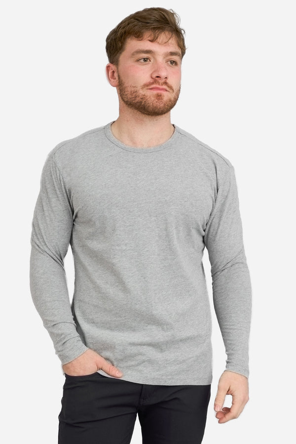 Long Sleeve Soft T-Shirt Gray
