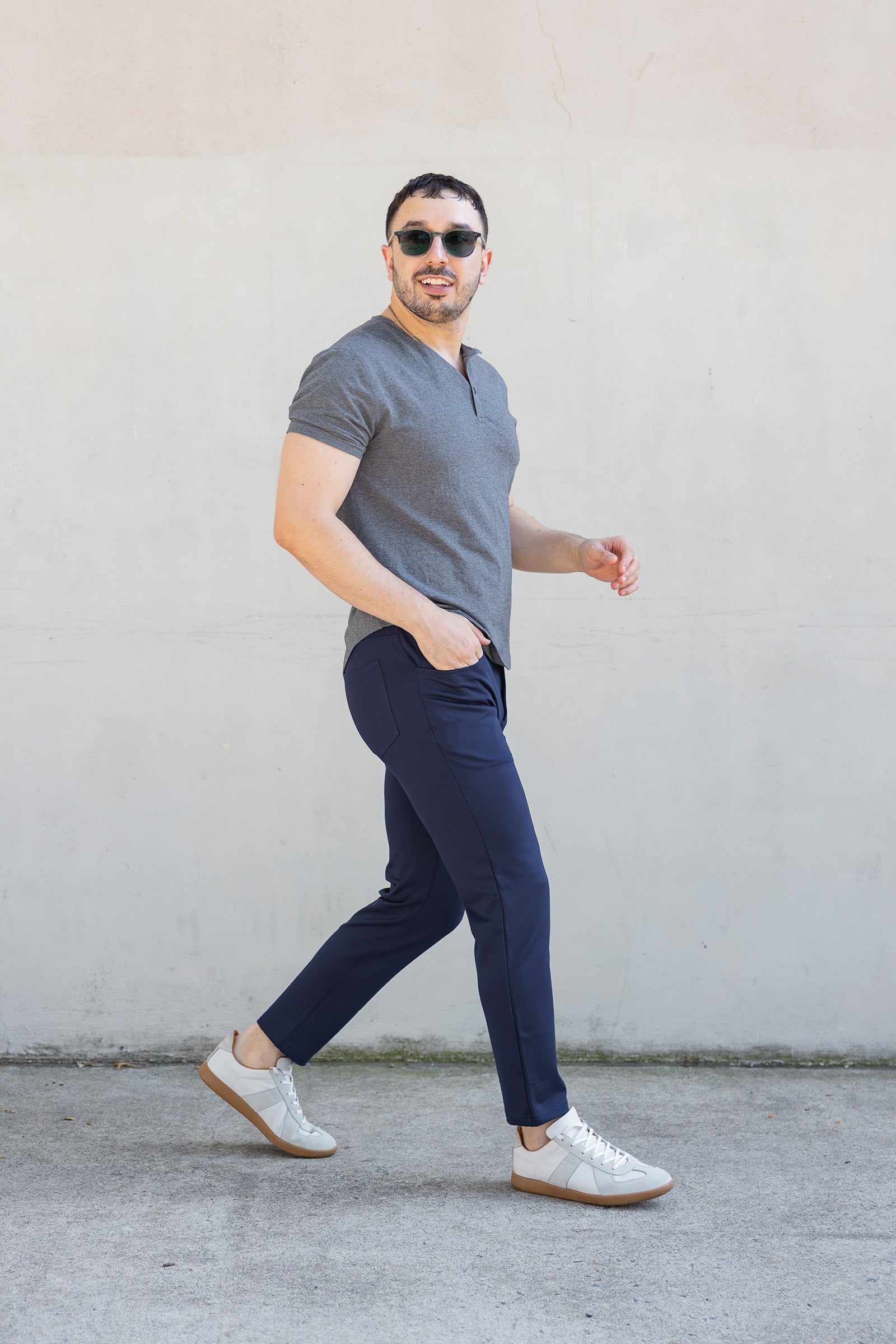 Mason Omni-Stretch Knit 5P Pants Navy