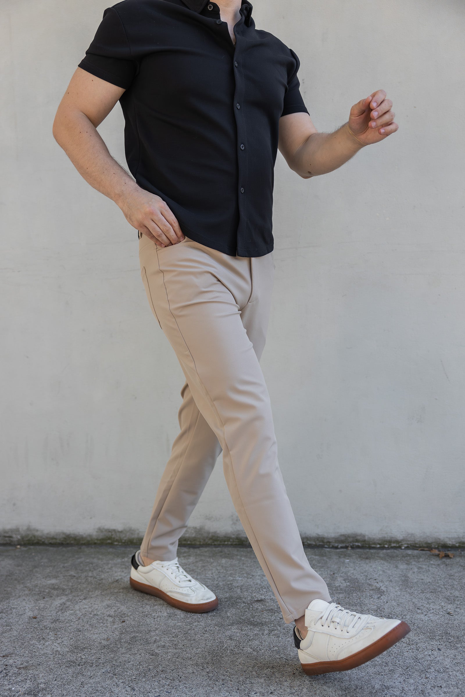 Super Stretch Performance Pants 5 Pocket Khaki