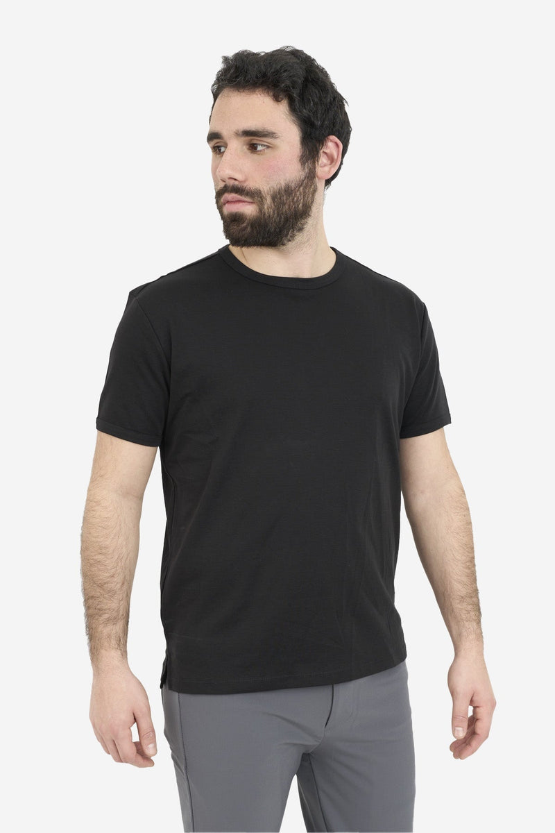 Pima Cool Touch Crew T-Shirt Black