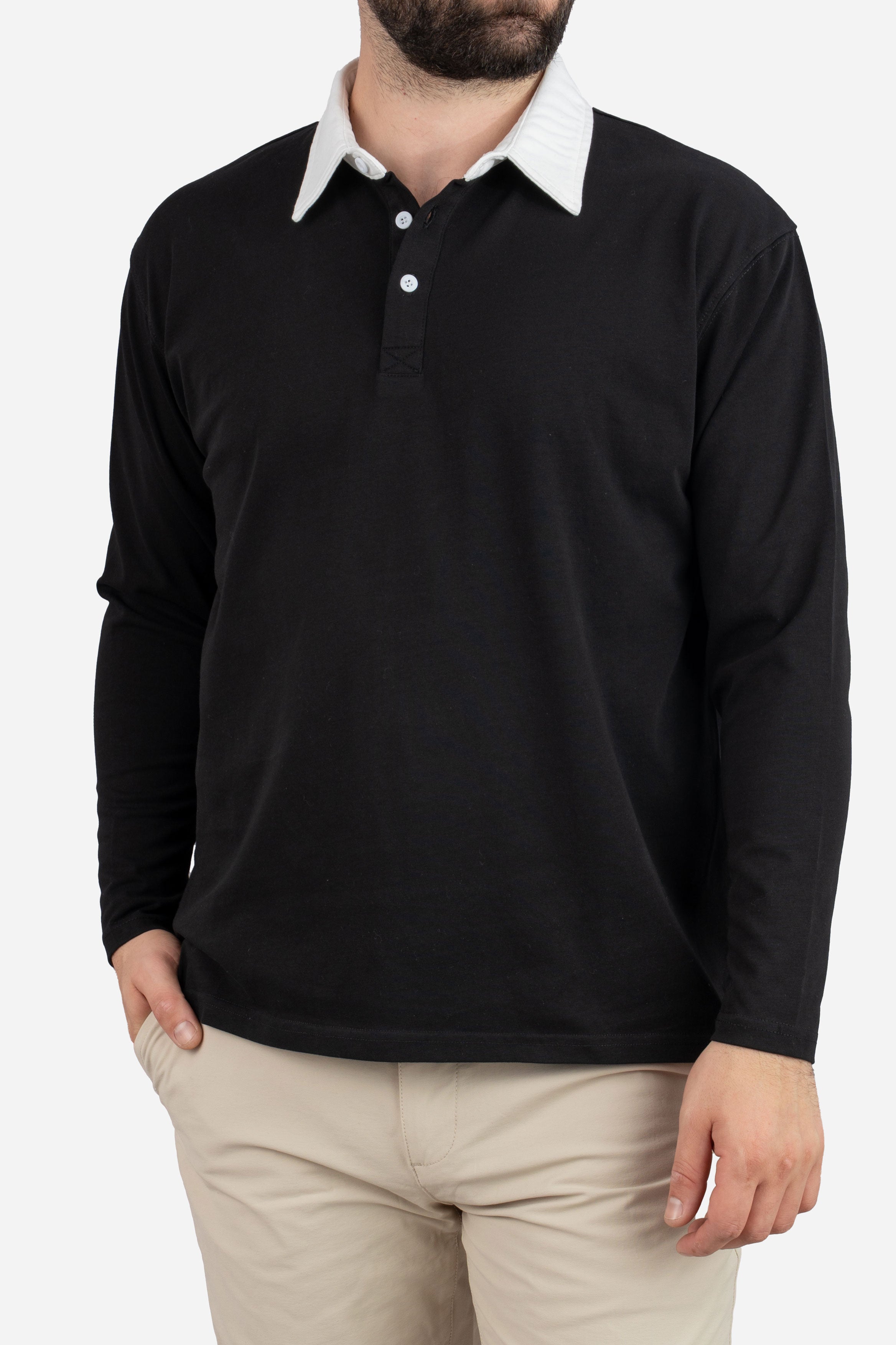 Rugby Polo Black