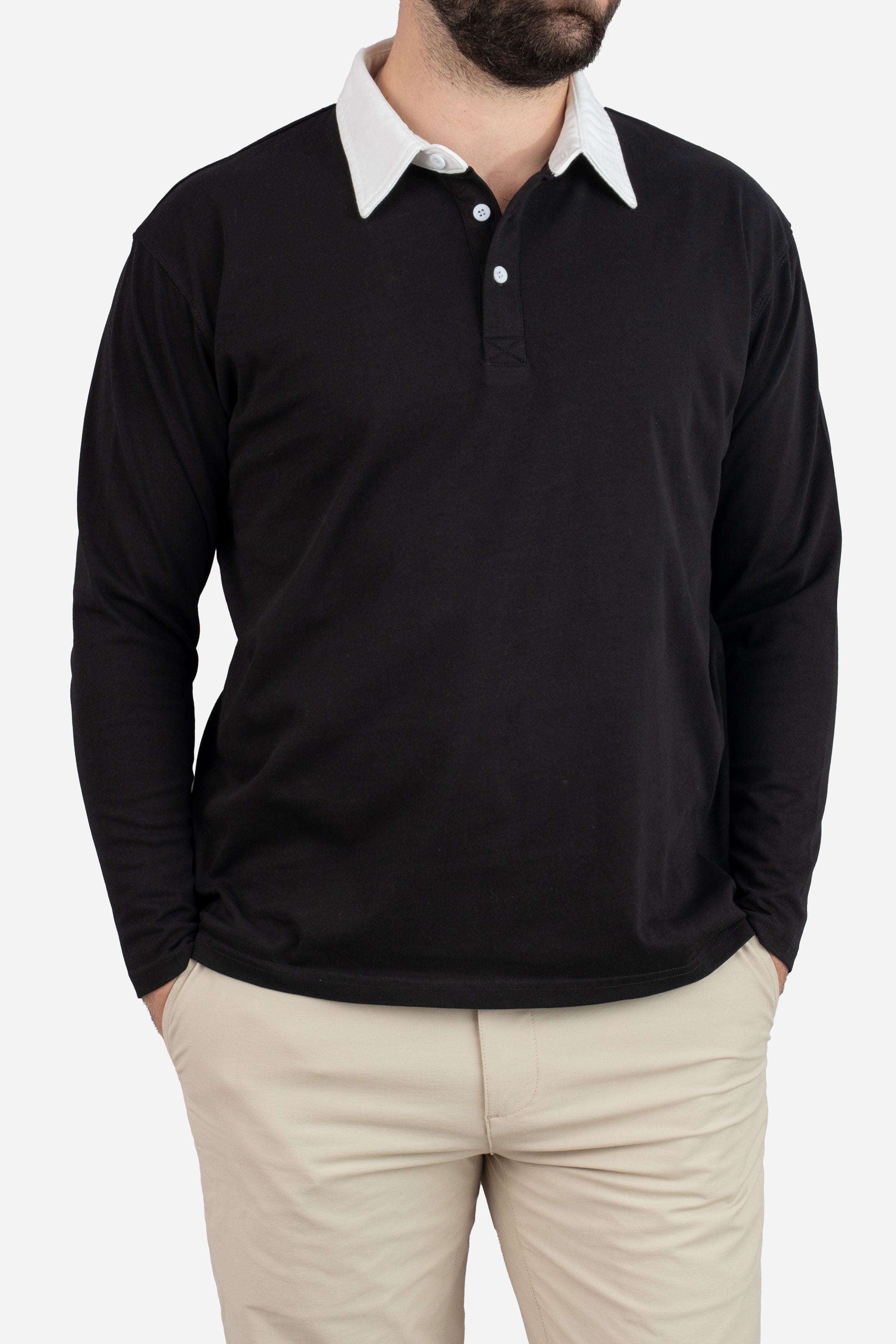 Rugby Polo Black