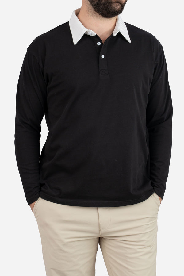 Rugby Polo Black