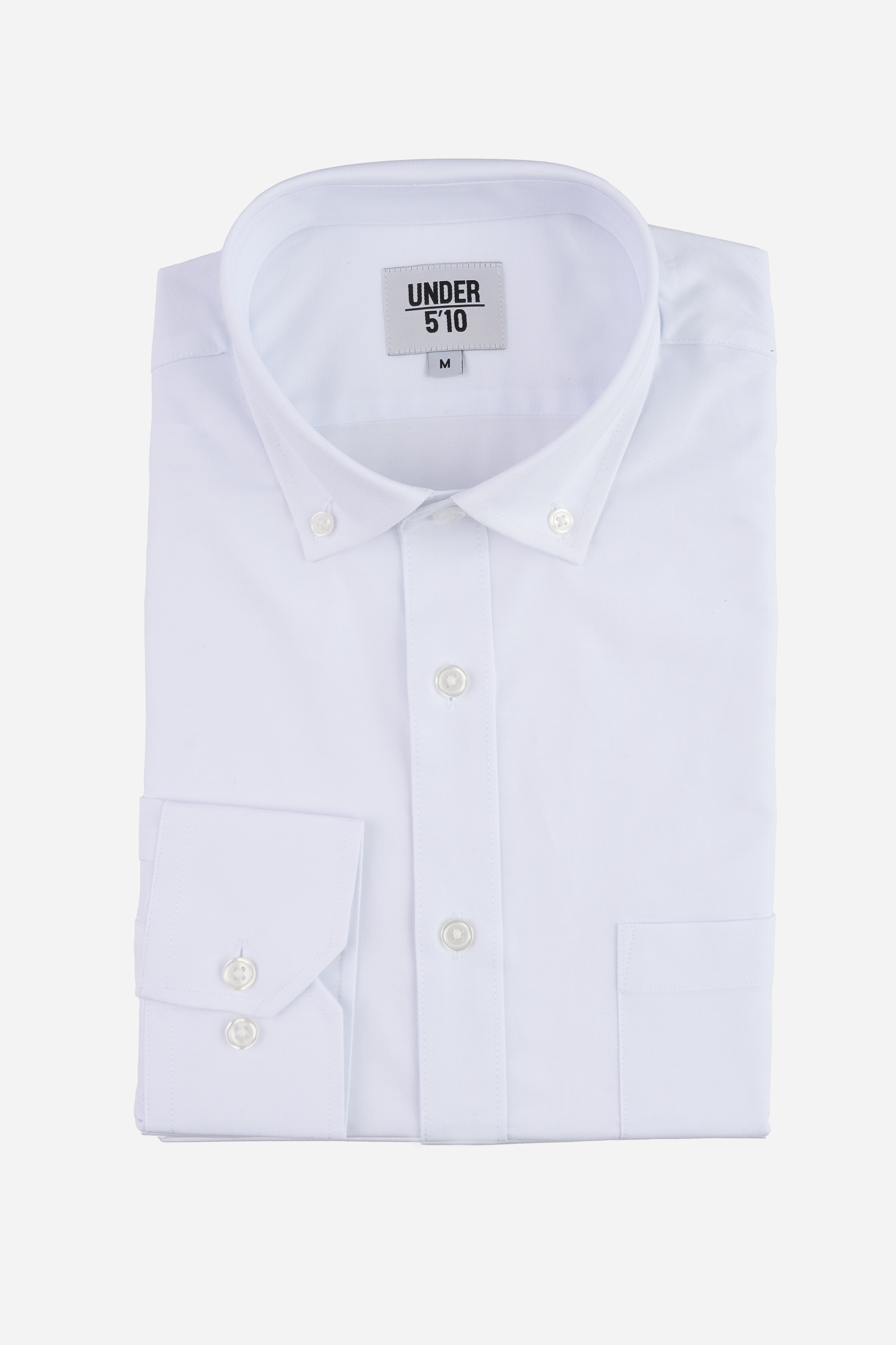 Stretch Oxford Button Down Shirt White