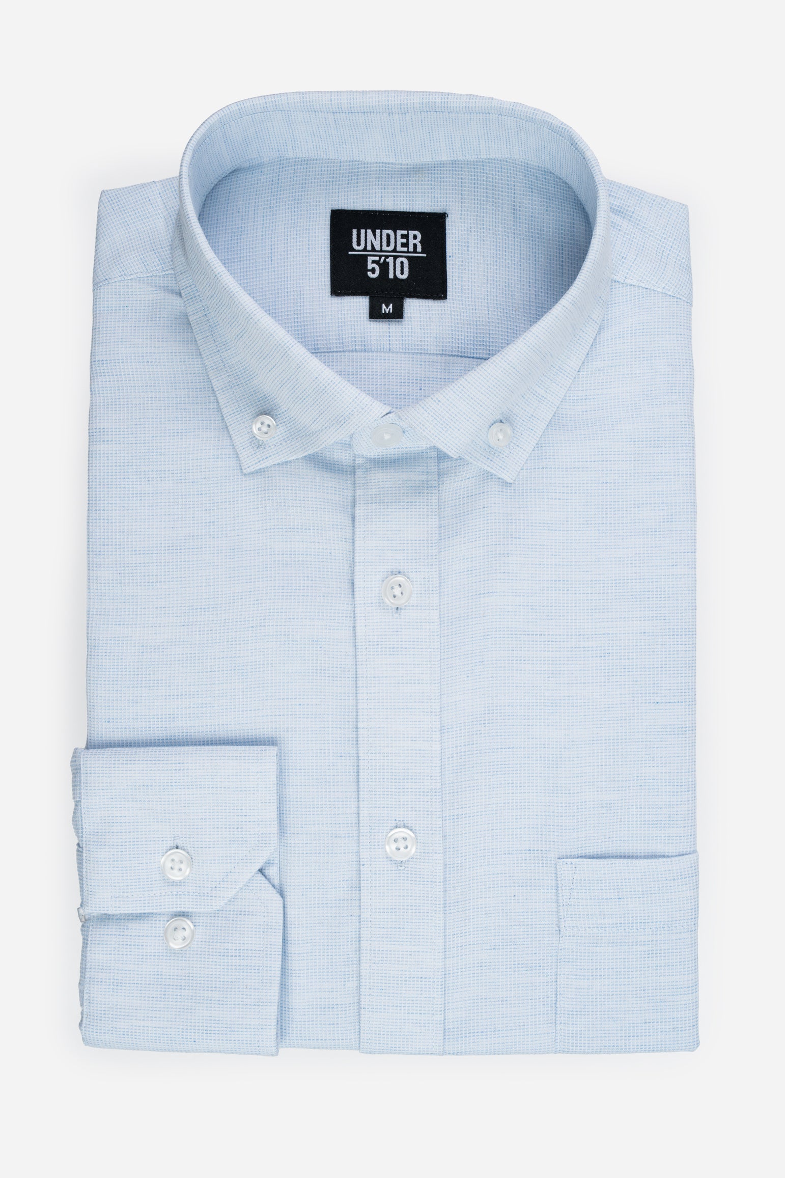 Lightweight Button Down Shirt Ice Blue