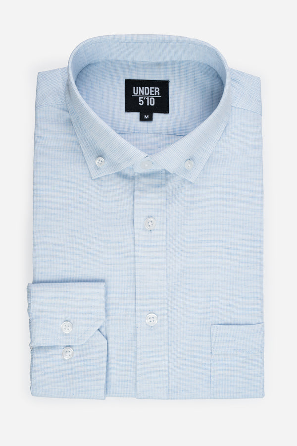 Lightweight Button Down Shirt Ice Blue
