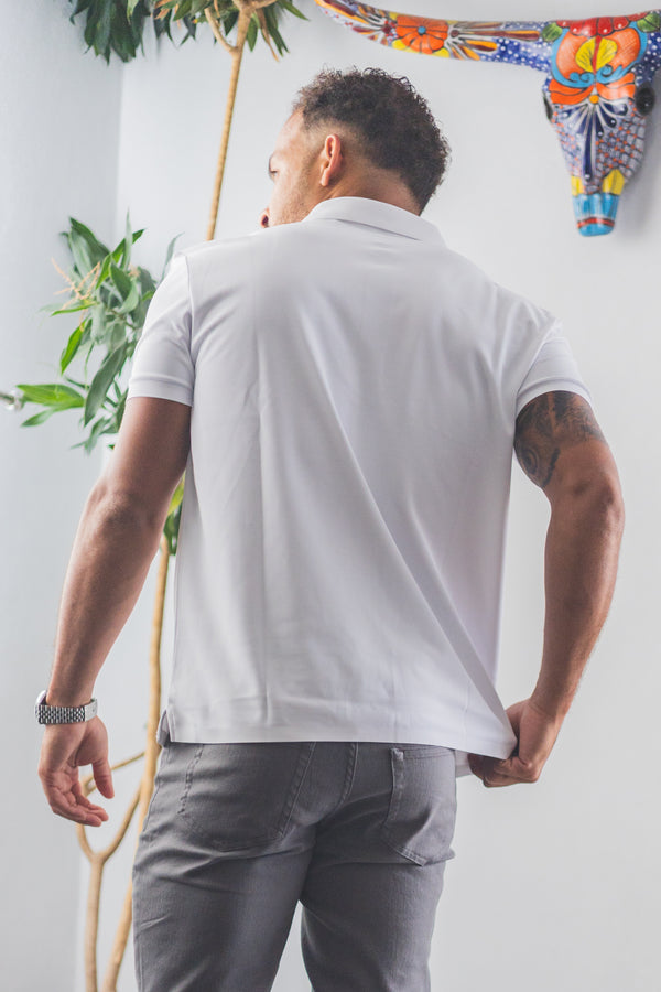 Tech Polo White