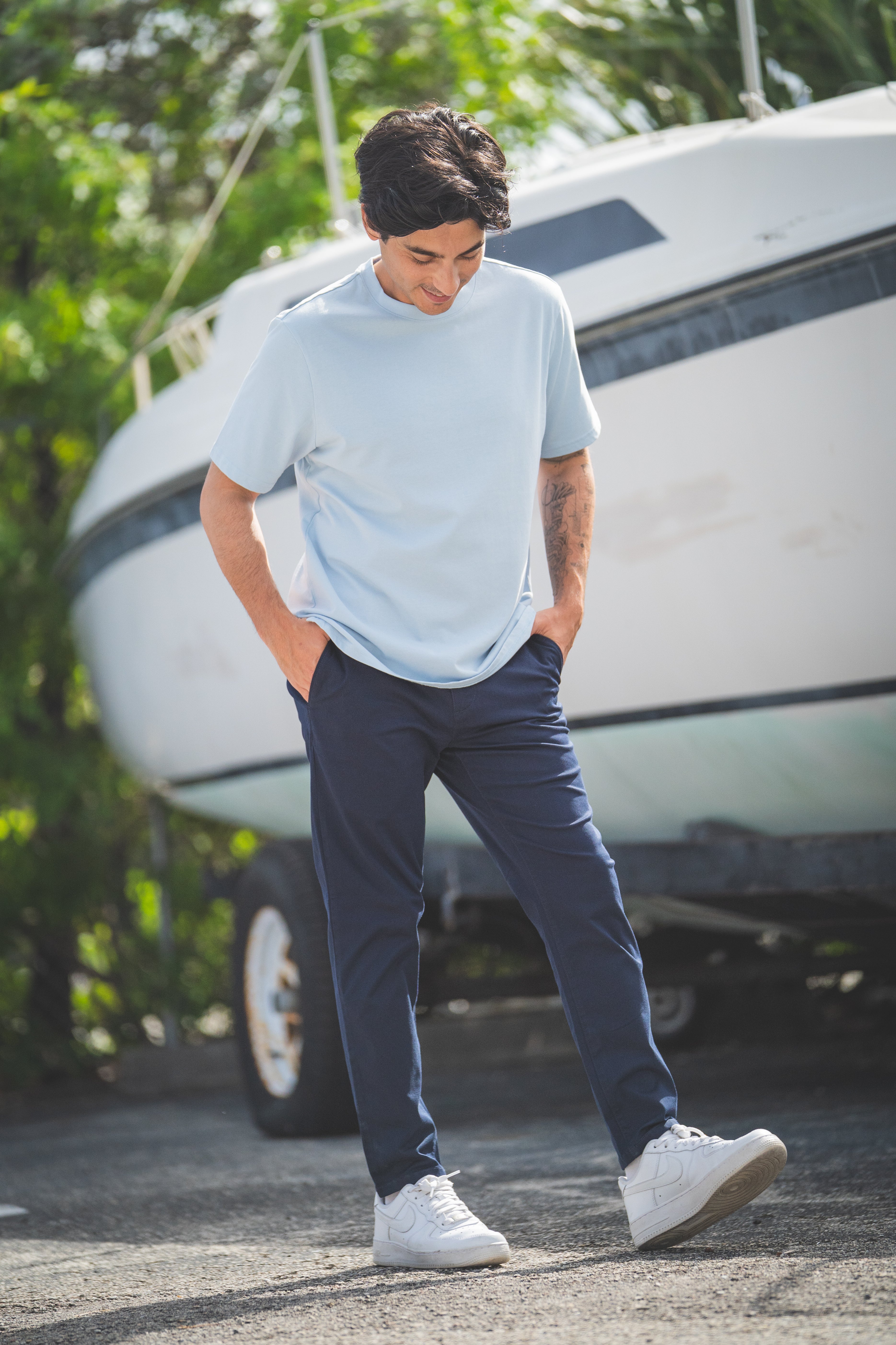 Core T-Shirt Regular Fit Light Blue