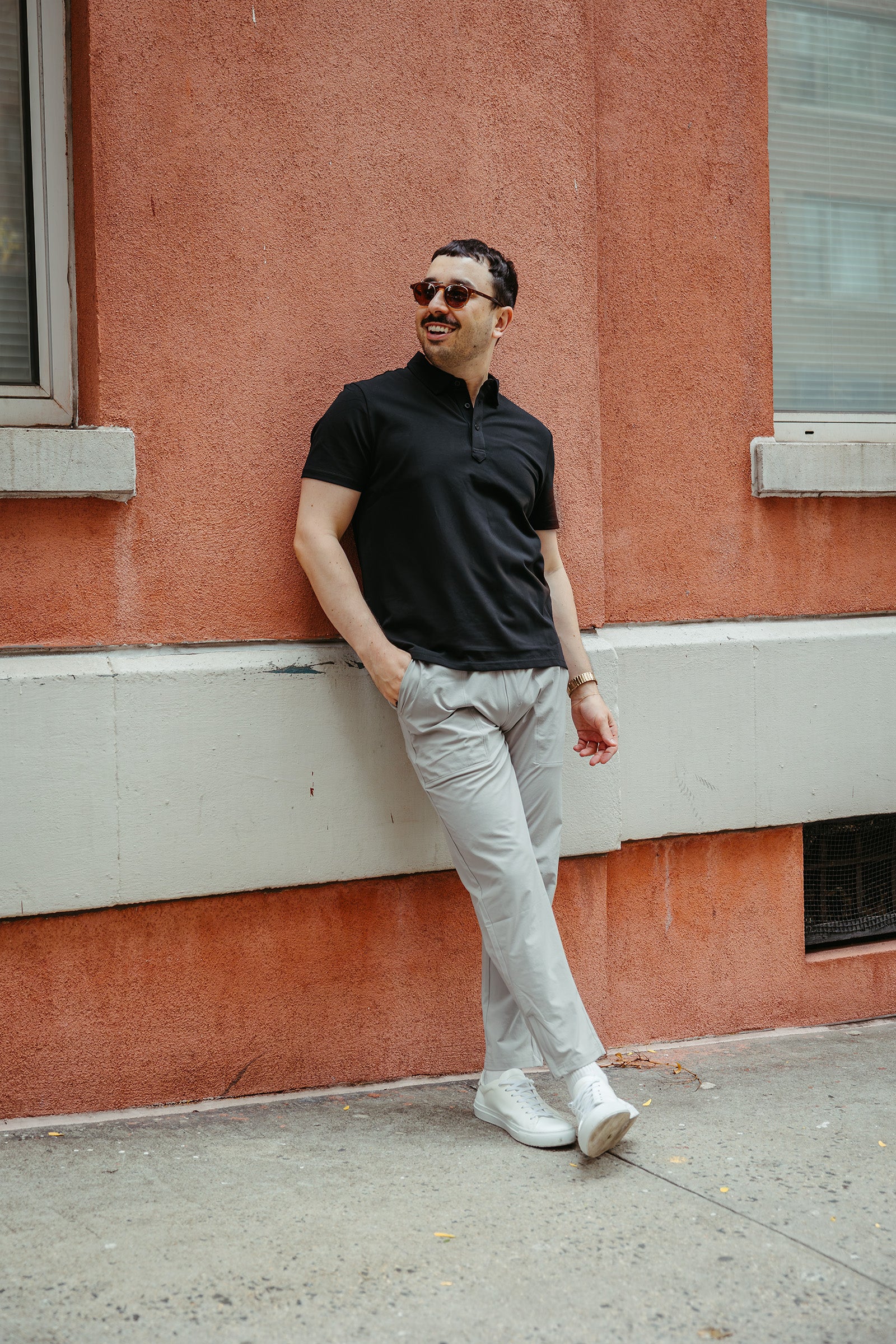 Performance Pique Polo Black