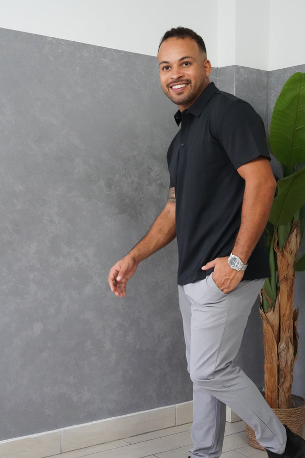 Tech Polo Black
