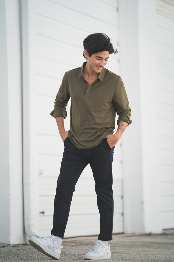 Extra Stretch Chino Black