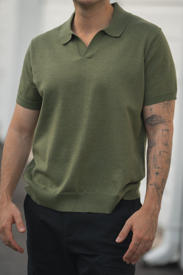 Sweater Polo Kelp