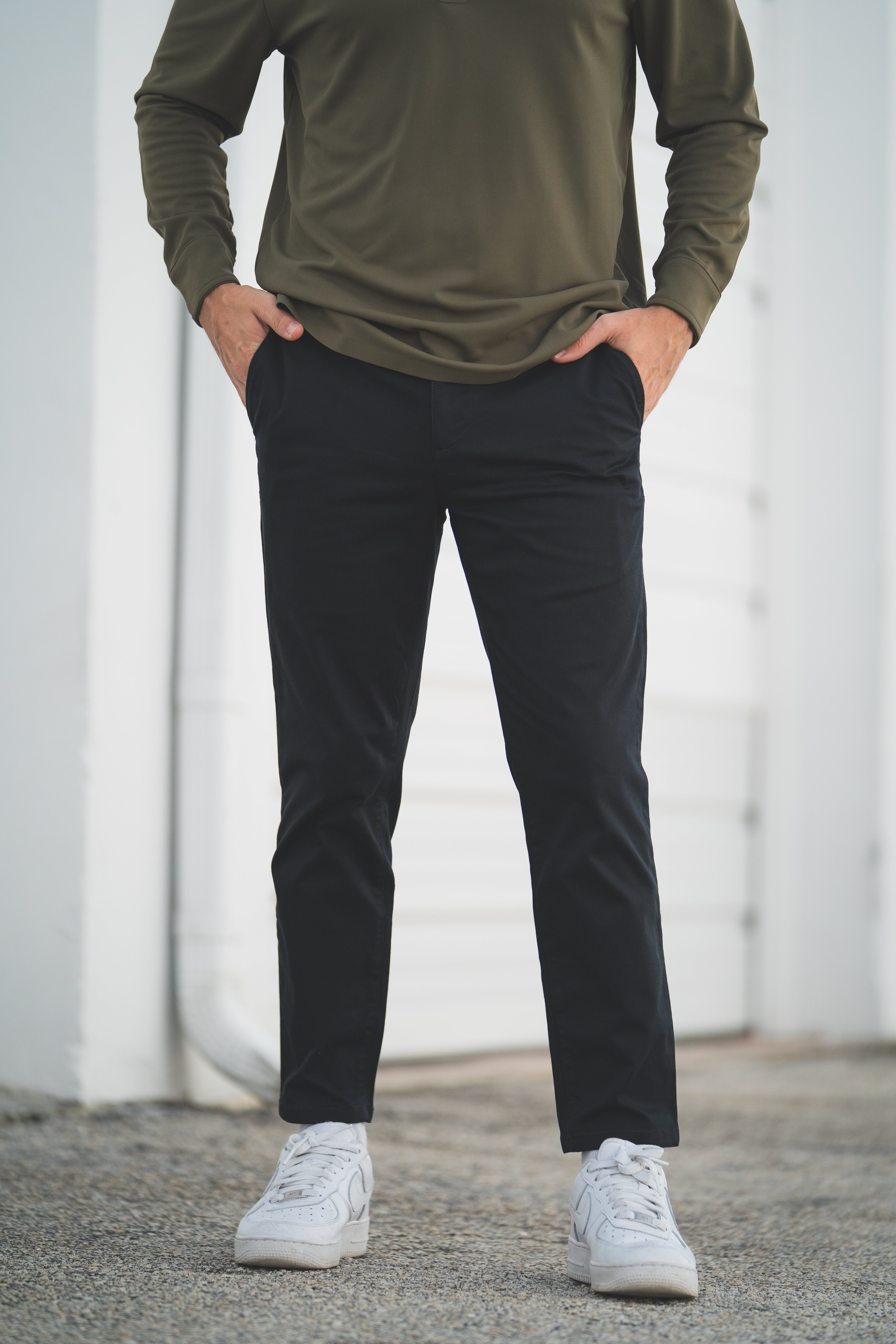 Extra Stretch Chino Black