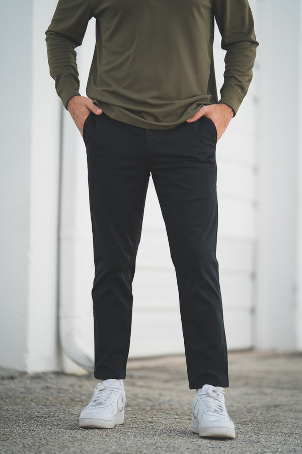 Extra Stretch Chino Black