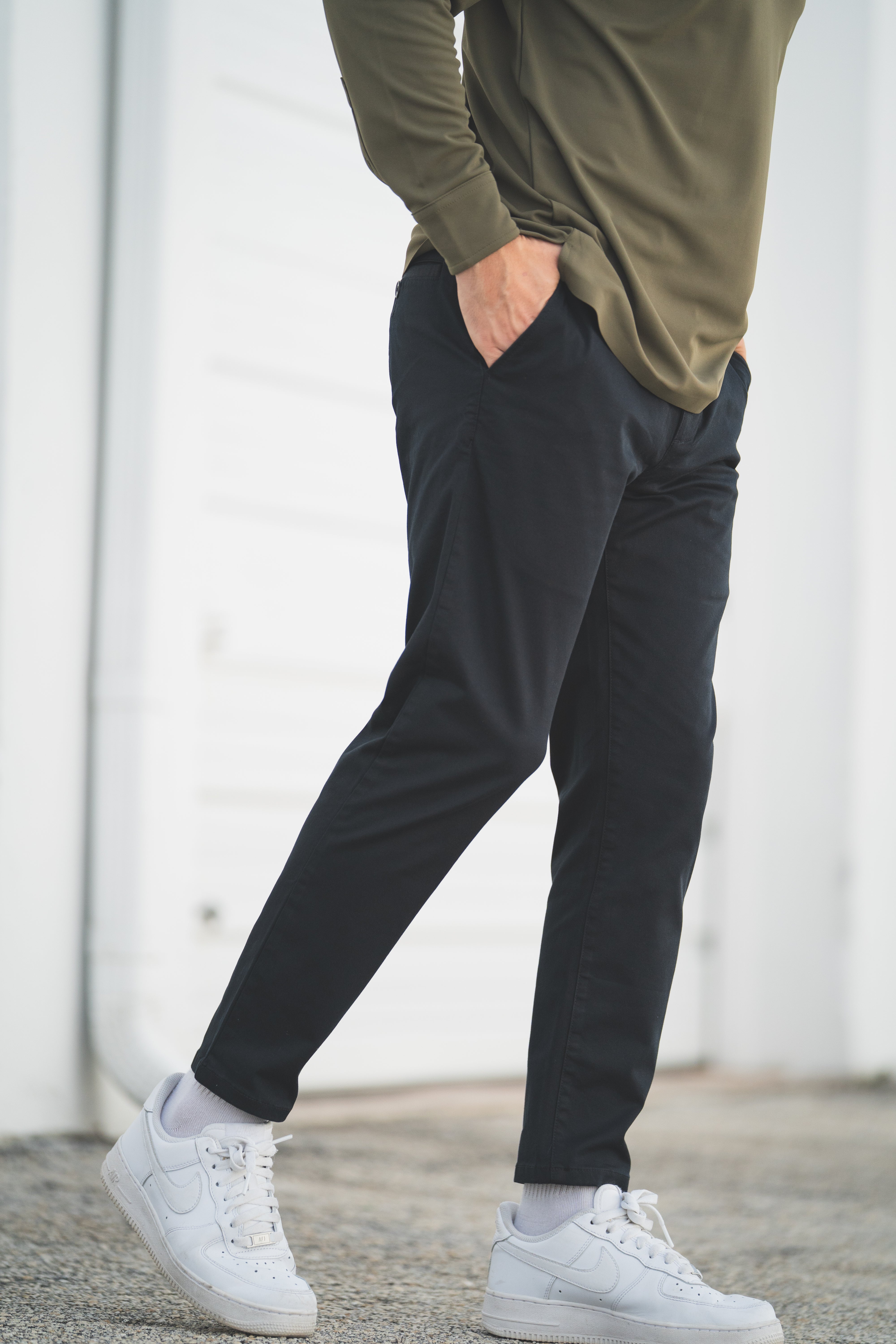 Extra Stretch Chino Black