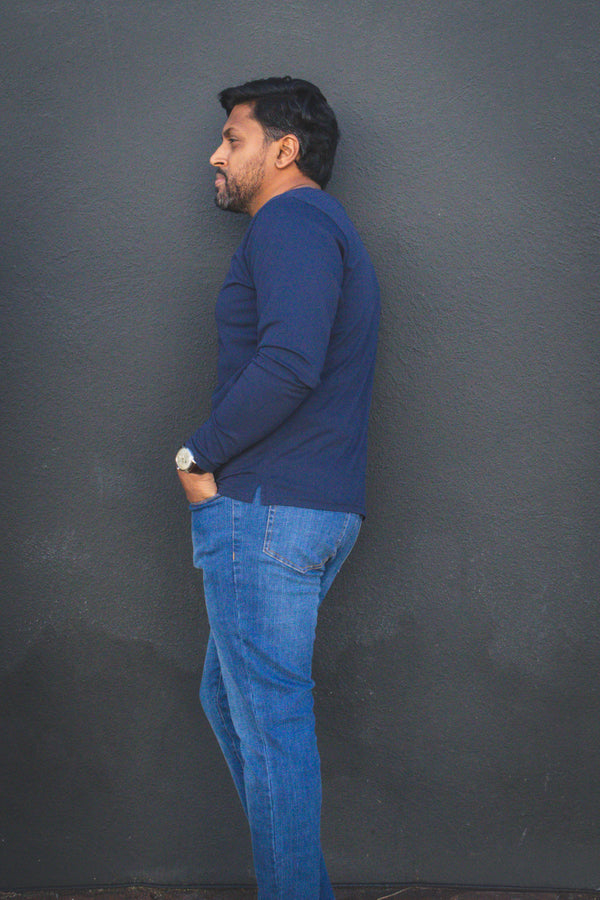 Long Sleeve Core T-Shirt Navy