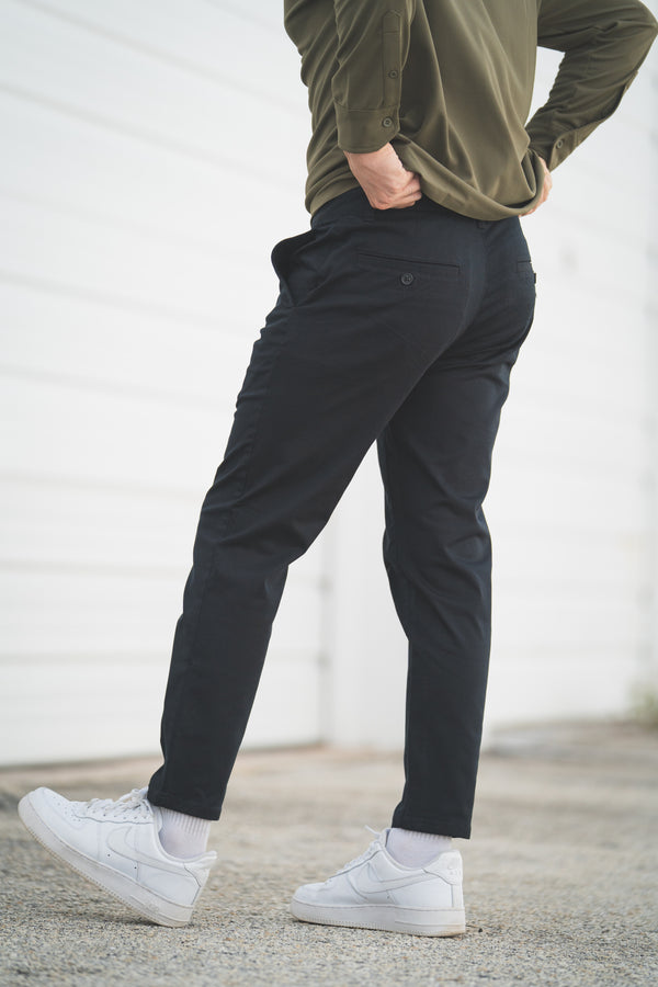 Extra Stretch Chino Black