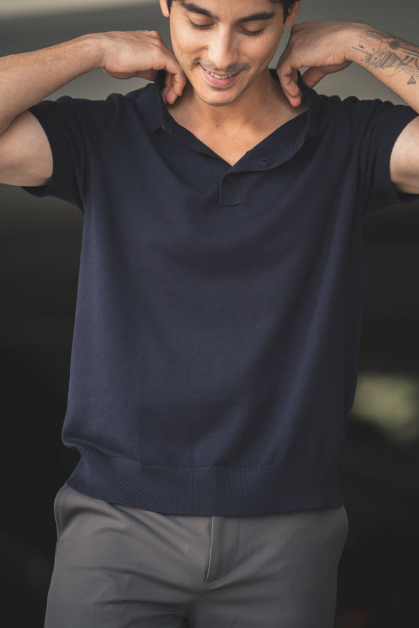Sweater Polo Navy